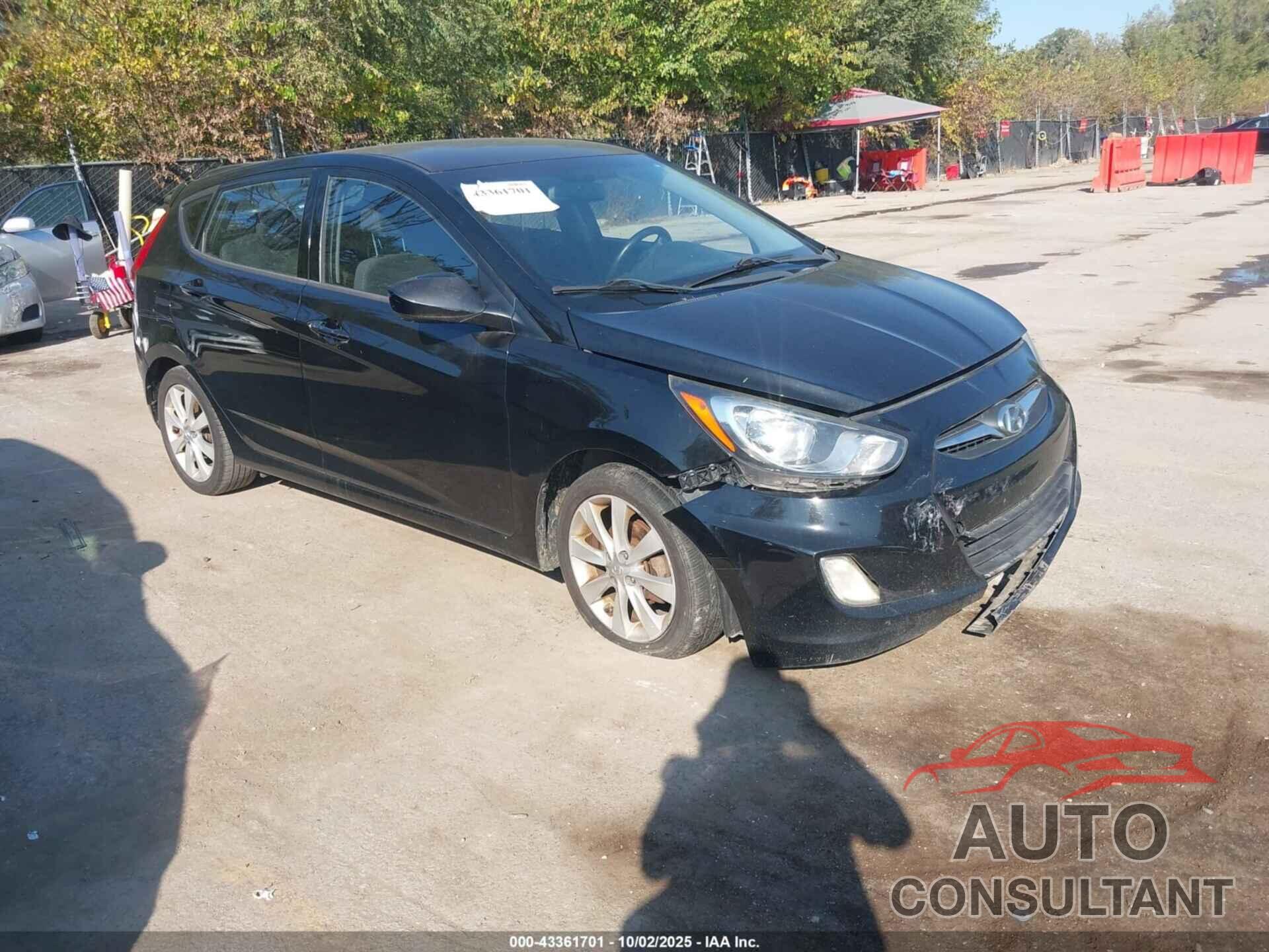 HYUNDAI ACCENT 2012 - KMHCU5AE2CU018033