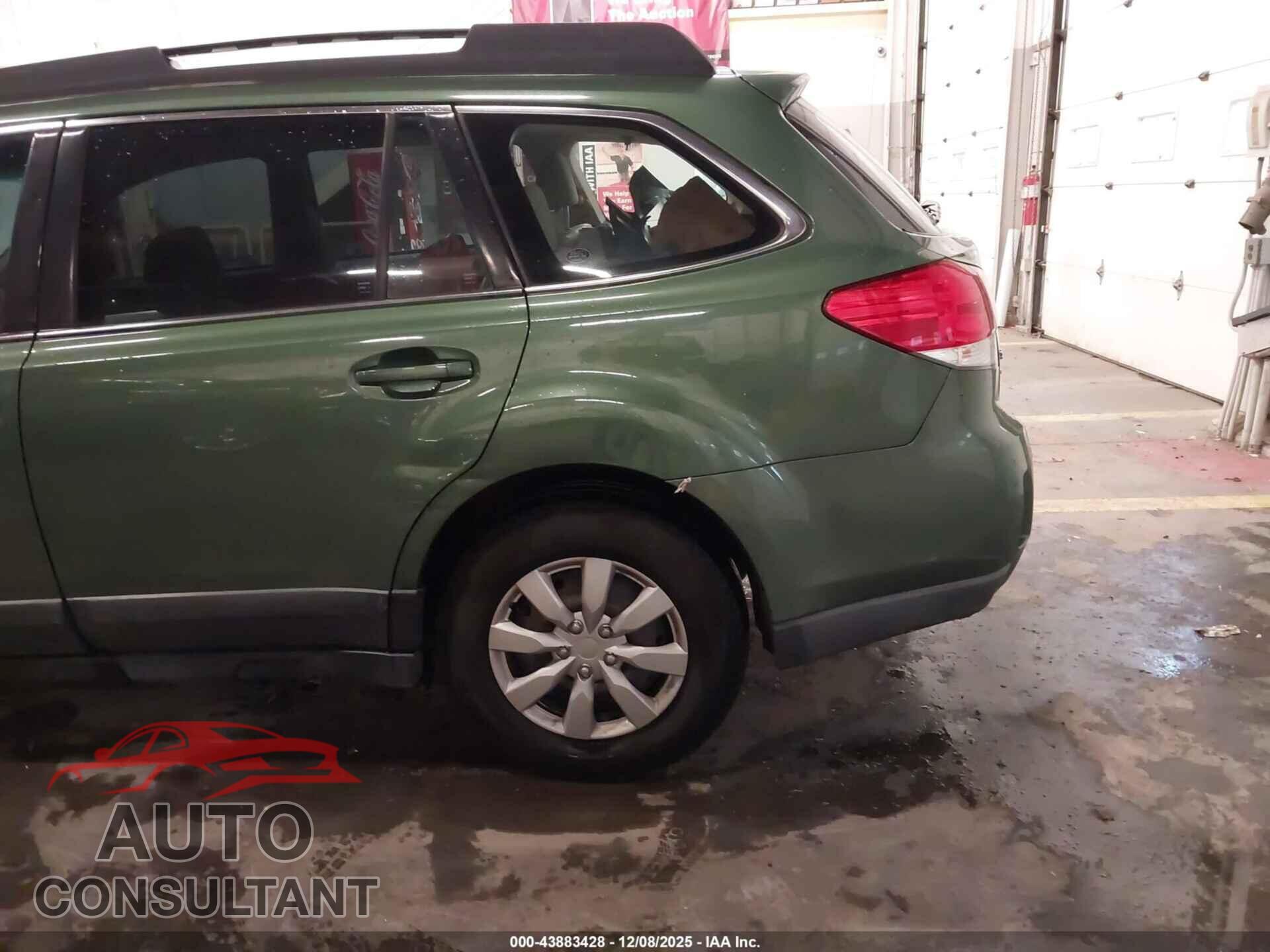 SUBARU OUTBACK 2011 - 4S4BRBAC4B3333995