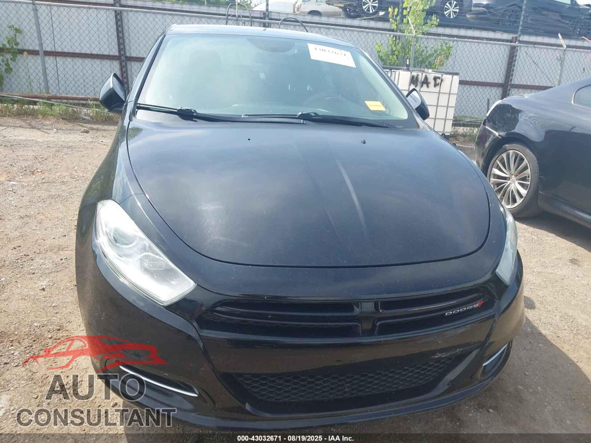 DODGE DART 2013 - 1C3CDFBA9DD242041