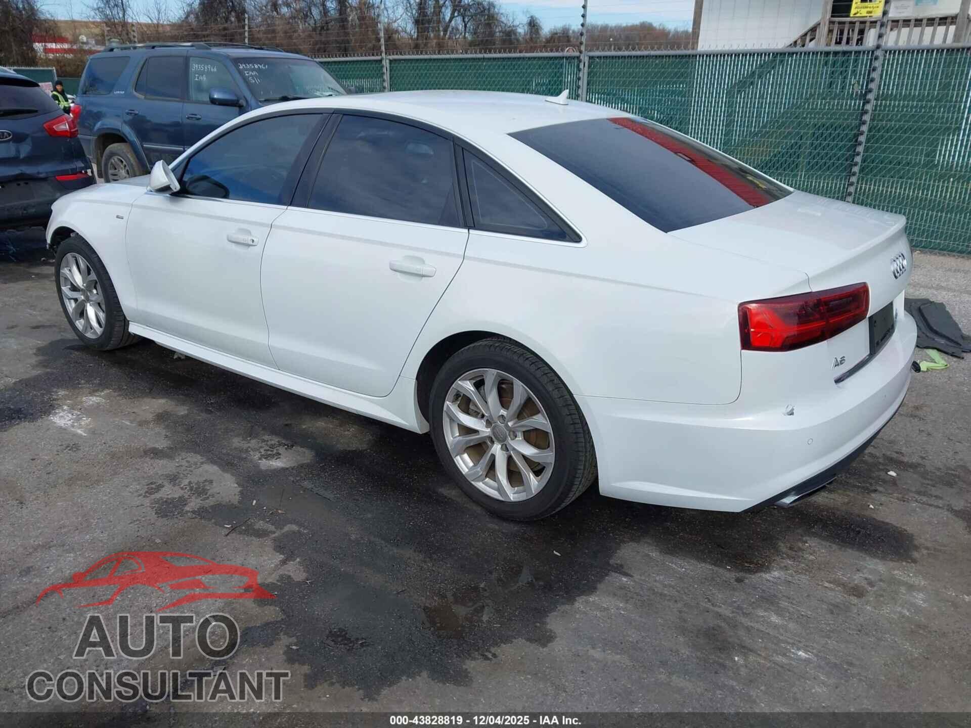 AUDI A6 2017 - WAUC8AFC6HN115565