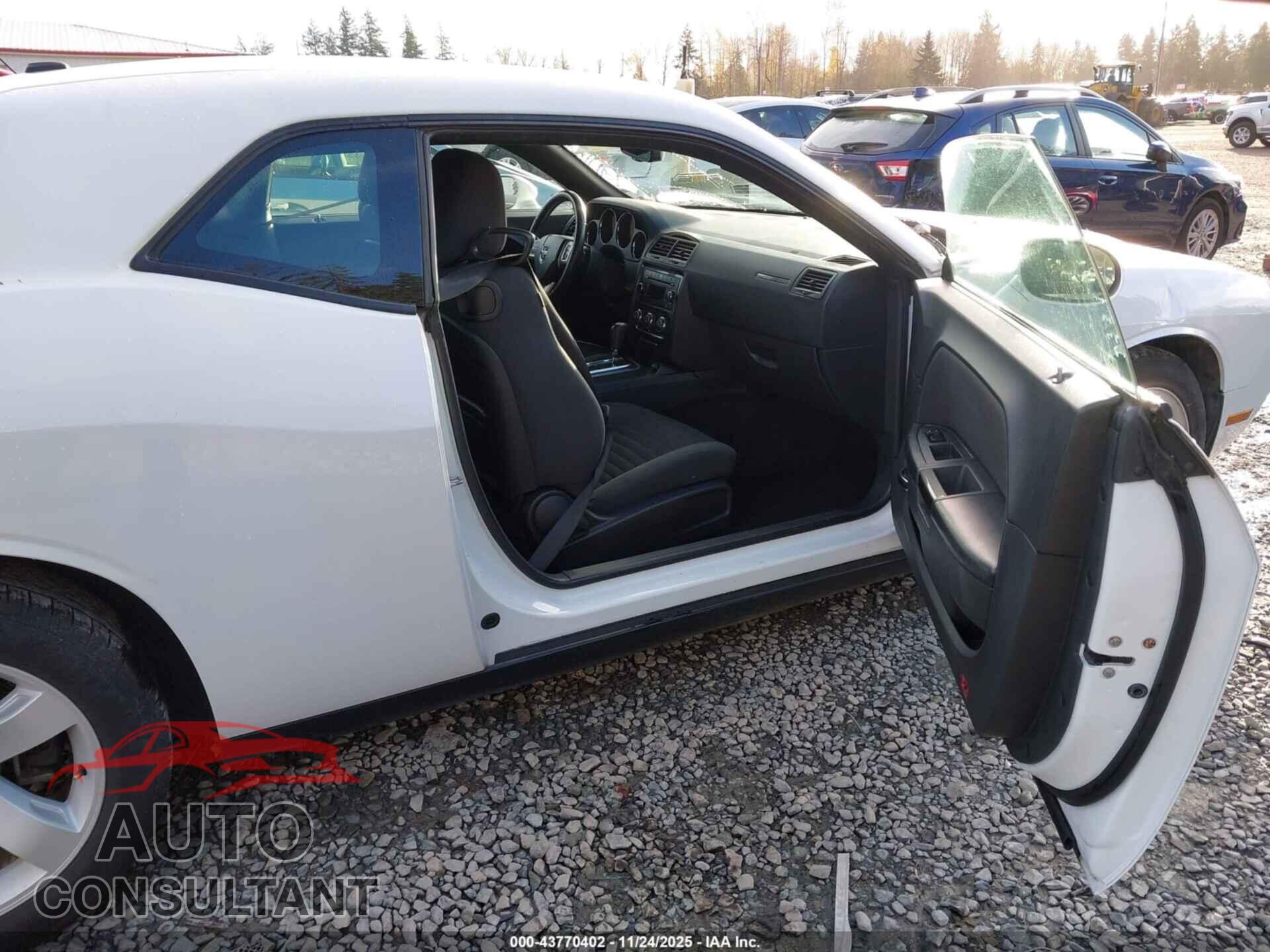 DODGE CHALLENGER 2012 - 2C3CDYAG2CH257564