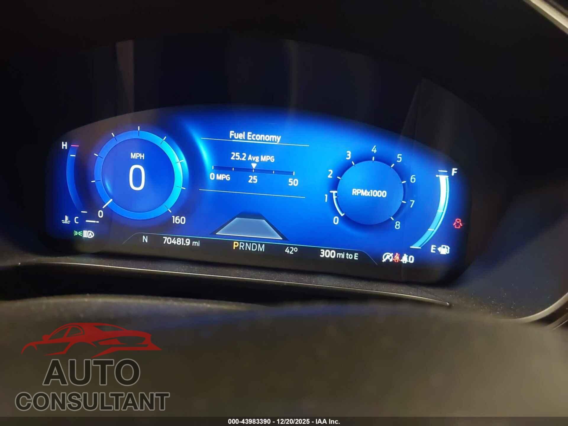 FORD ESCAPE 2020 - 1FMCU9J9XLUA71735