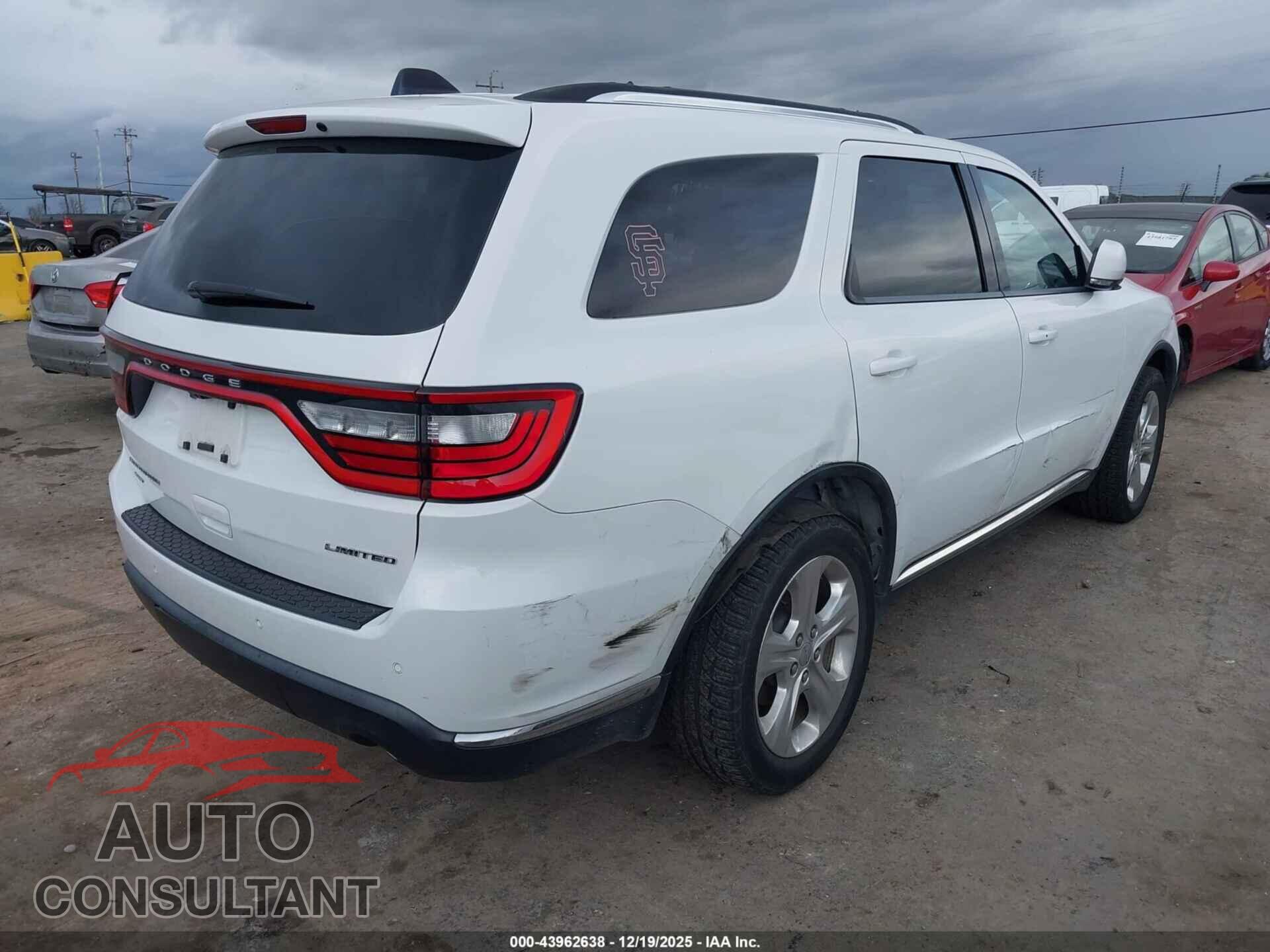 DODGE DURANGO 2014 - 1C4RDJDG5EC425261