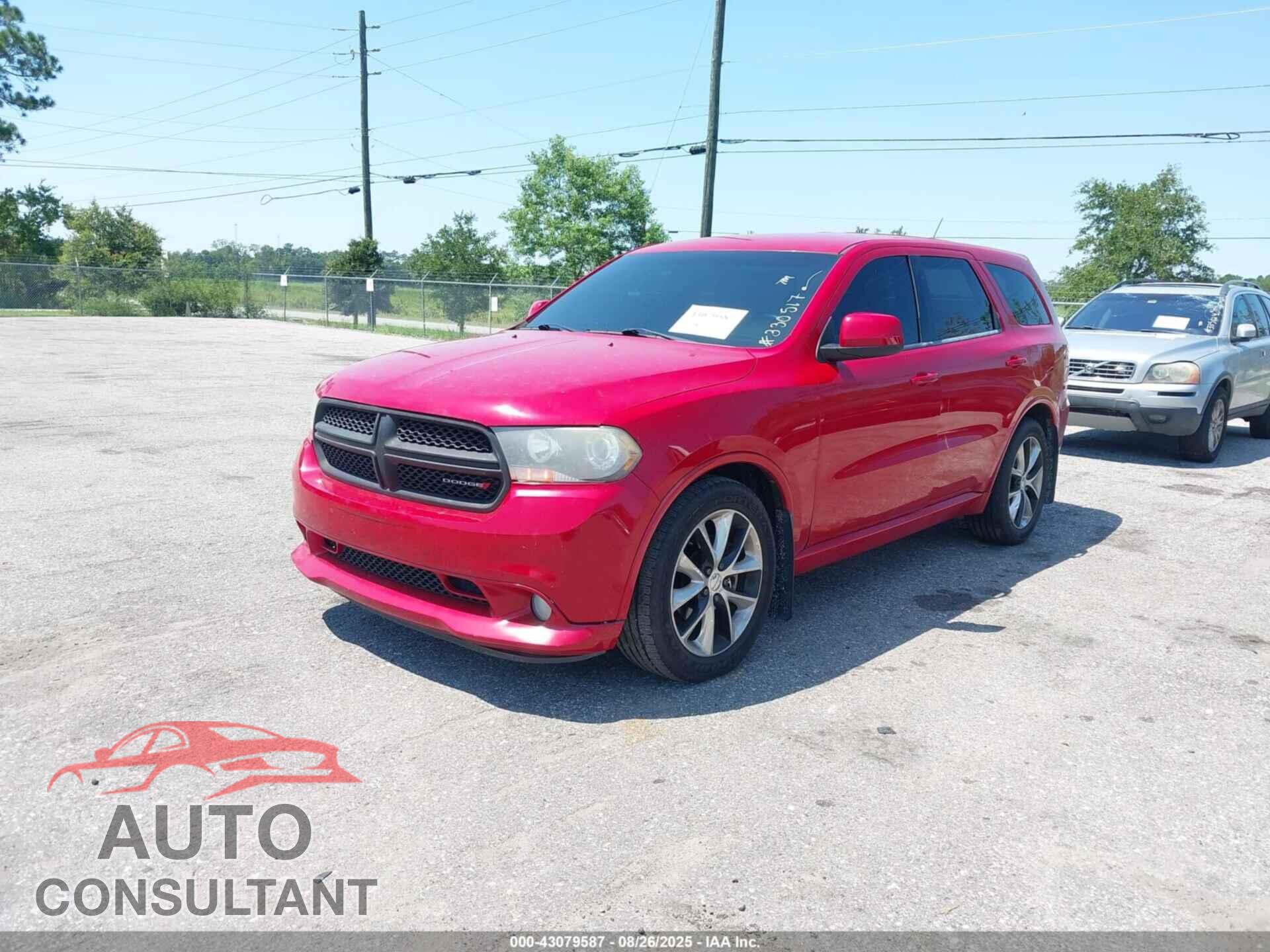 DODGE DURANGO 2012 - 1C4SDHCT2CC330517
