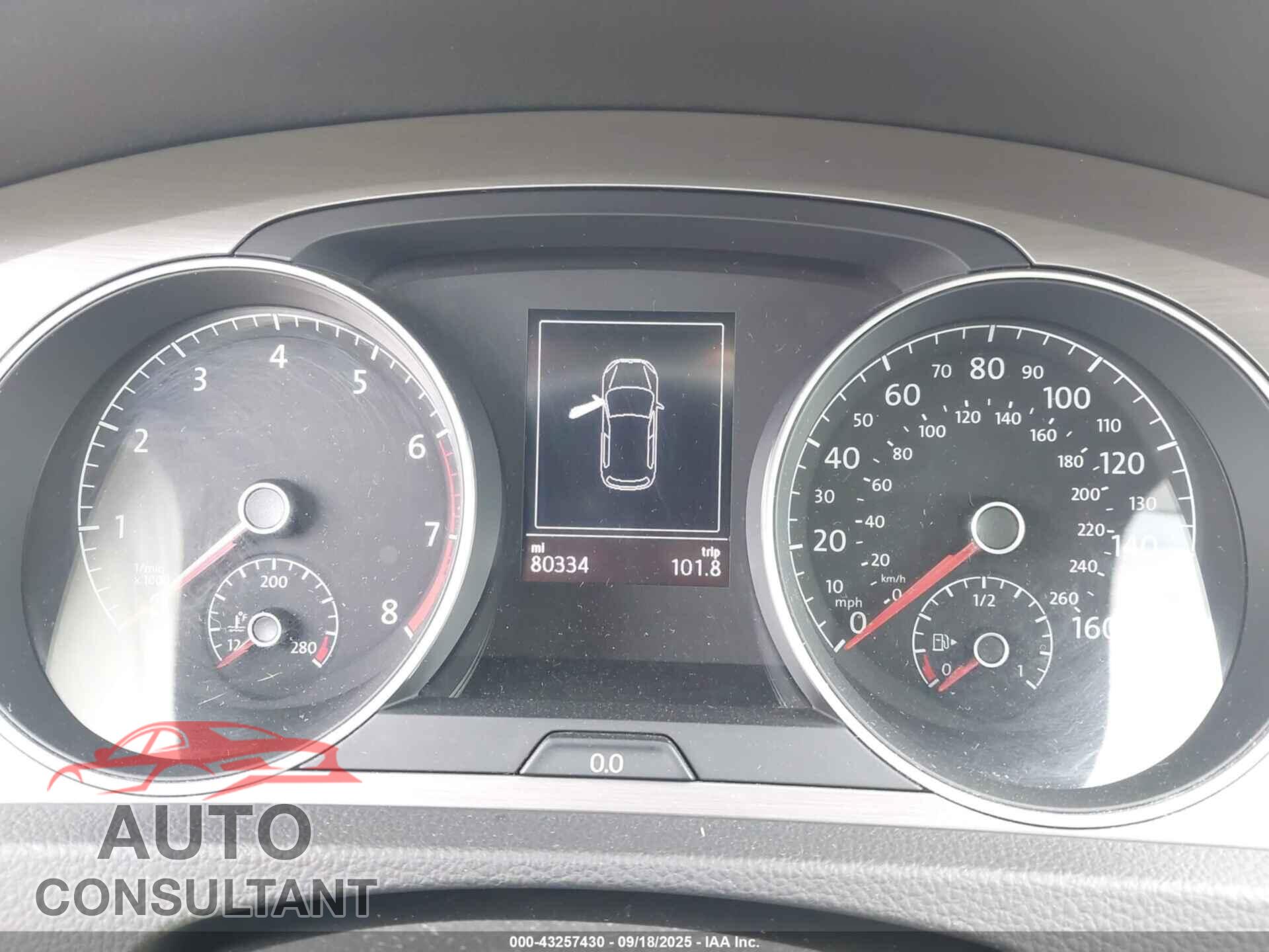 VOLKSWAGEN GOLF 2017 - 3VW217AU2HM014231