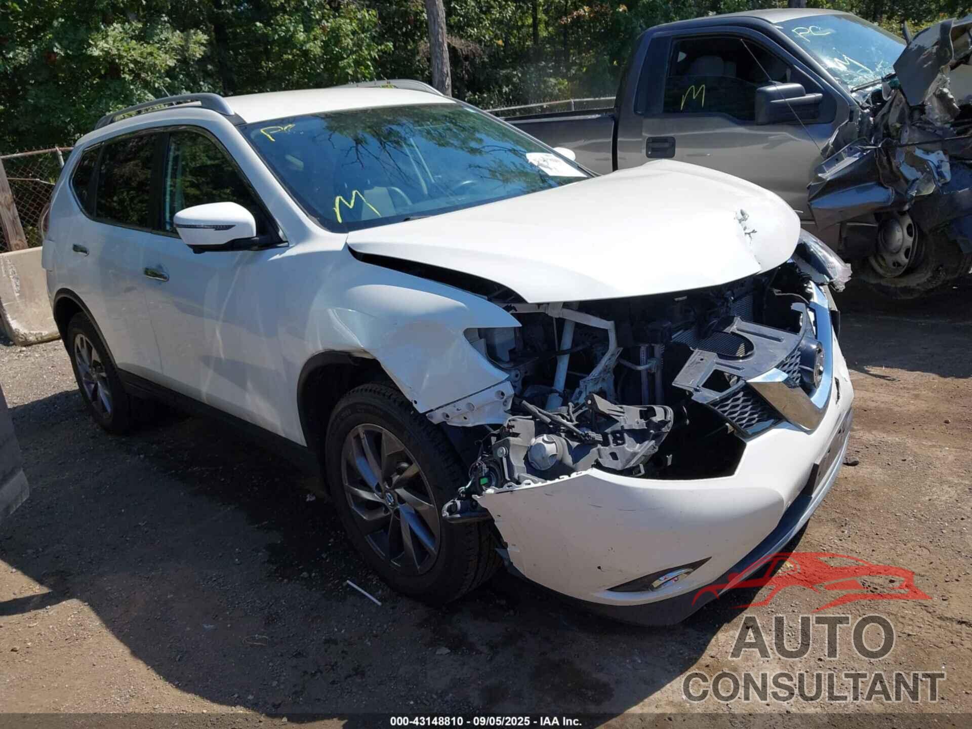 NISSAN ROGUE 2016 - KNMAT2MV2GP733150
