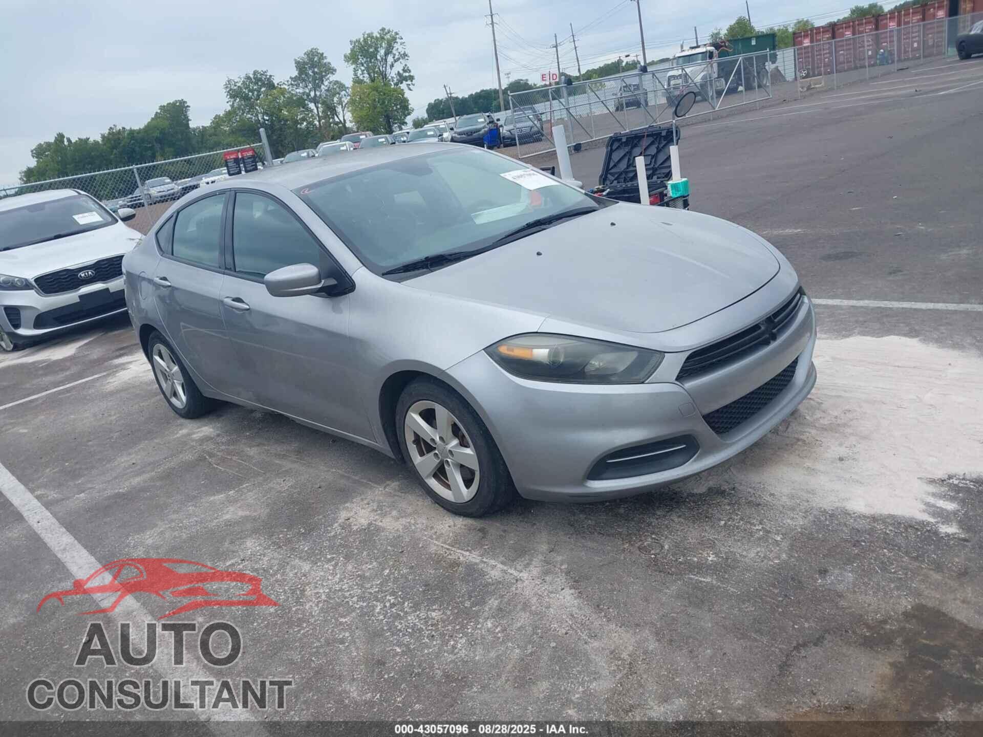 DODGE DART 2015 - 1C3CDFBB3FD374496