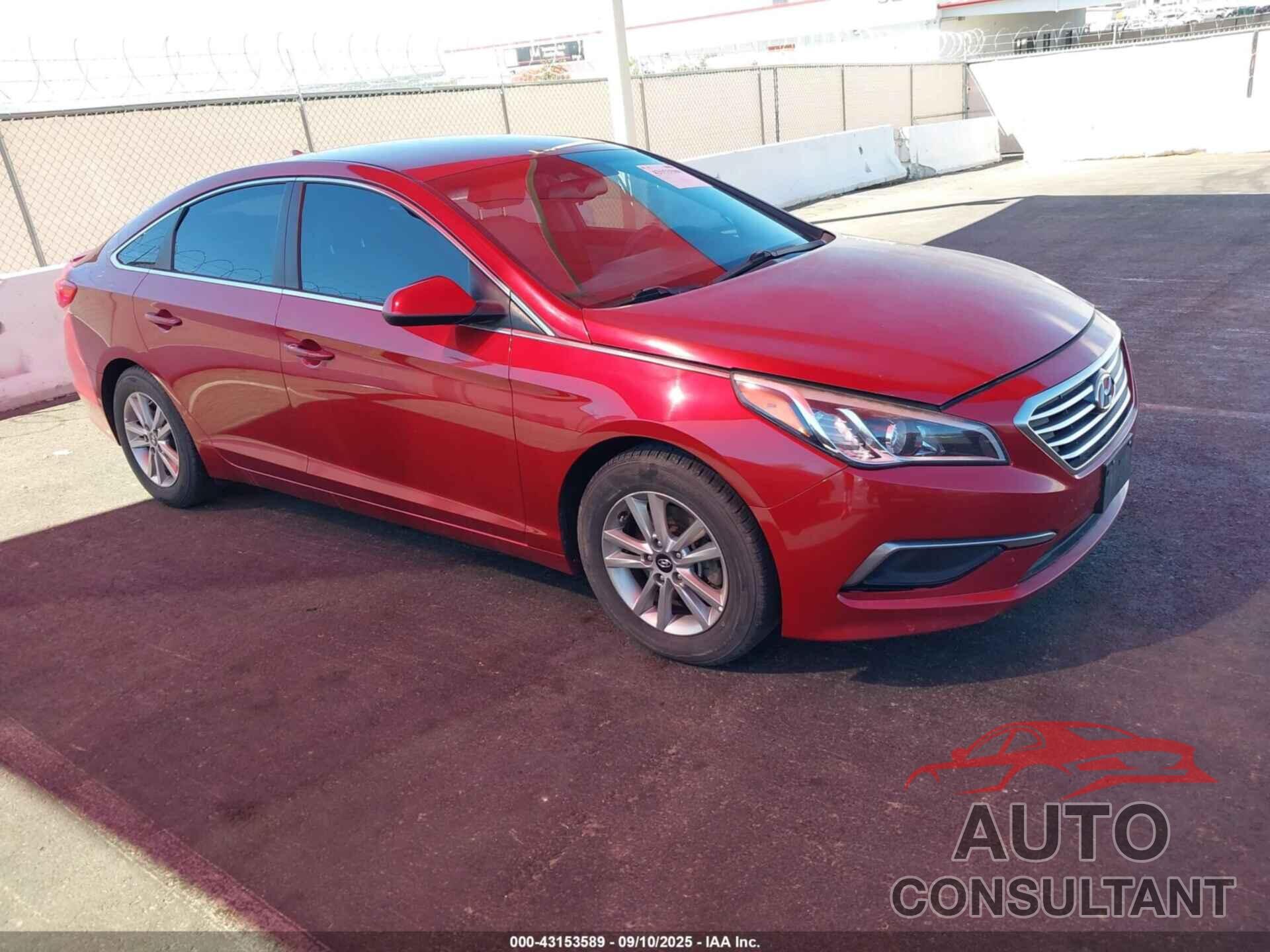 HYUNDAI SONATA 2016 - 5NPE24AF0GH349795