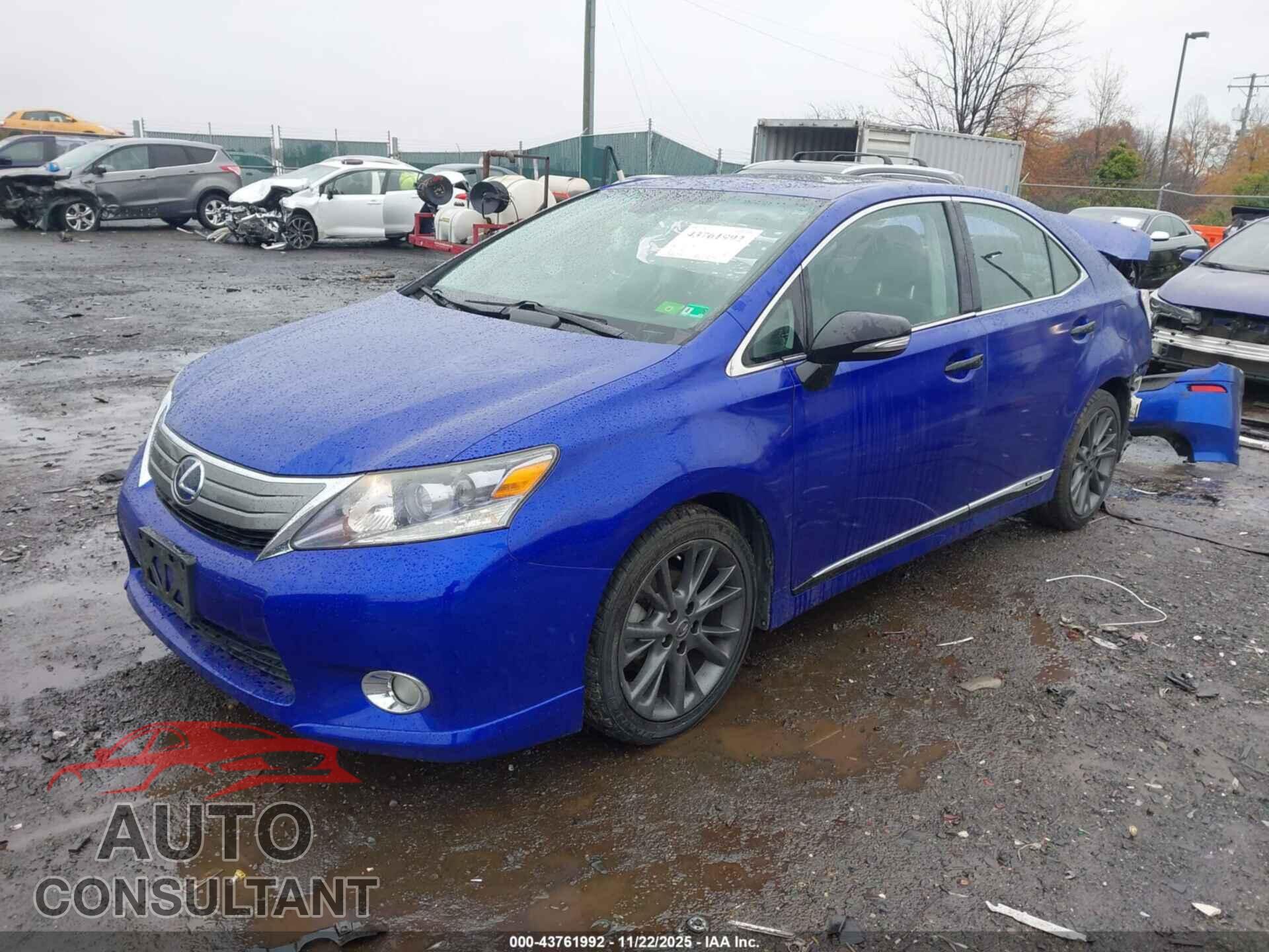LEXUS HS 250H 2010 - JTHBB1BA3A2014672