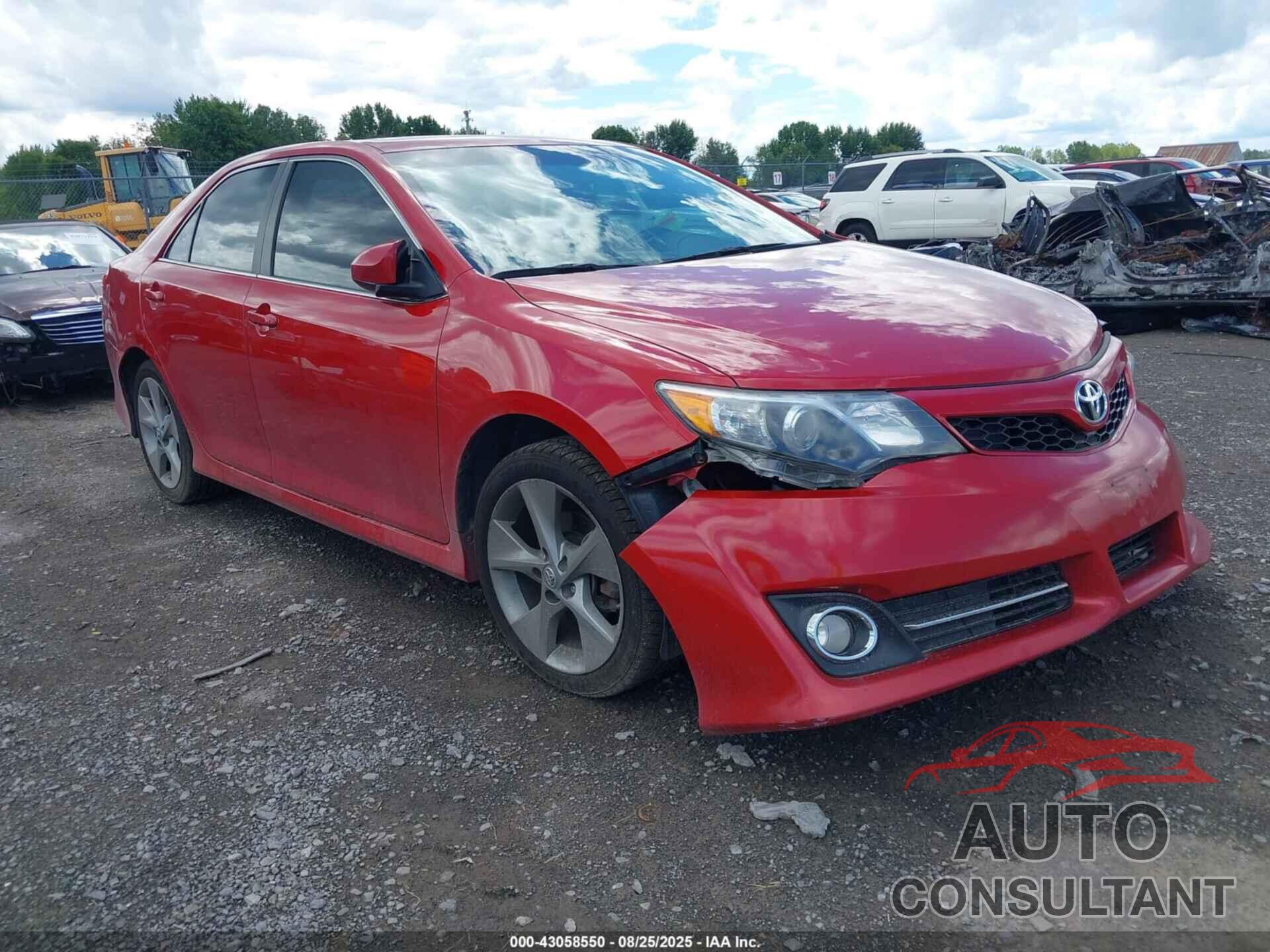 TOYOTA CAMRY 2012 - 4T1BF1FK9CU621784