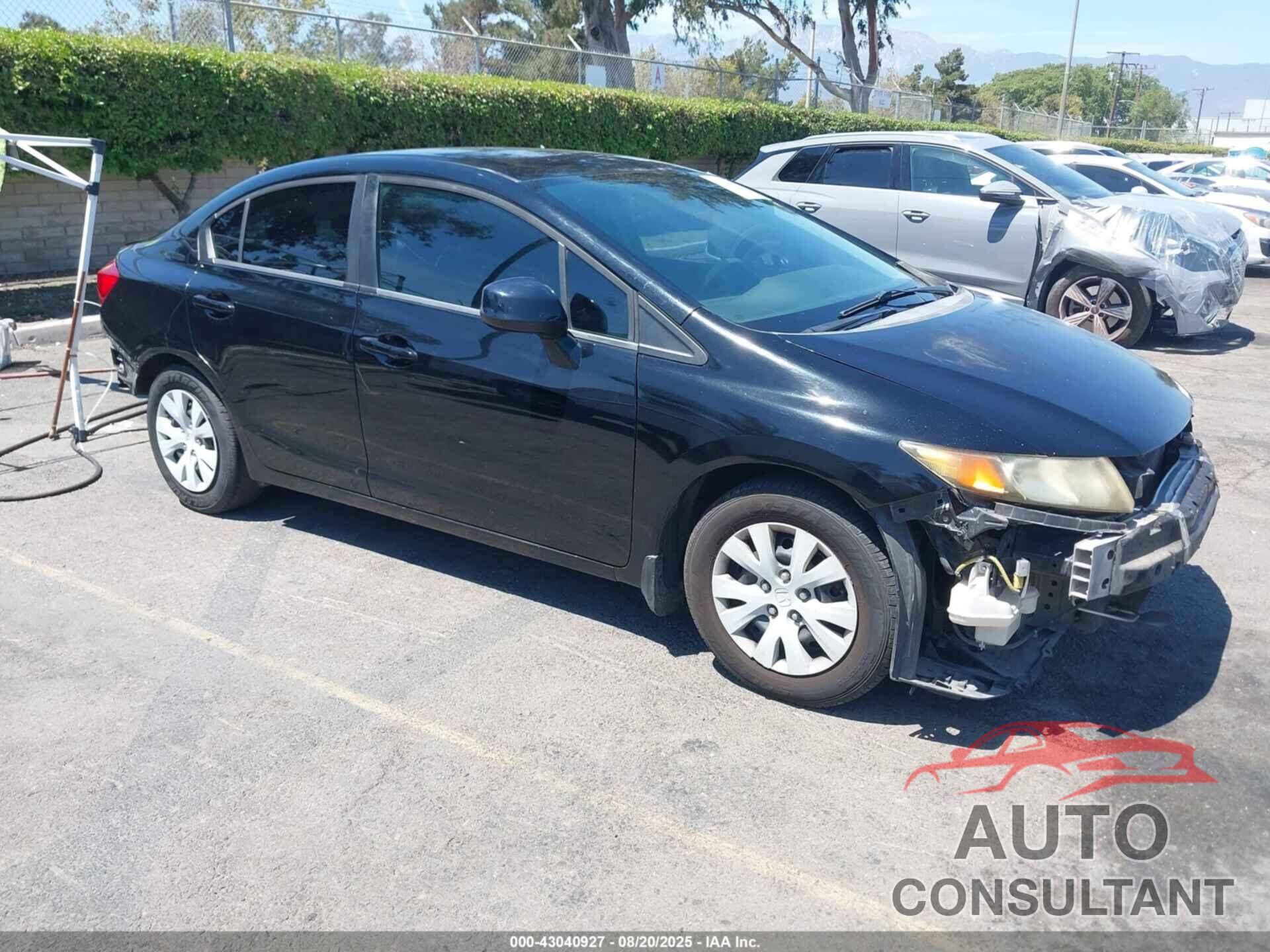 HONDA CIVIC 2012 - 19XFB2F59CE359670