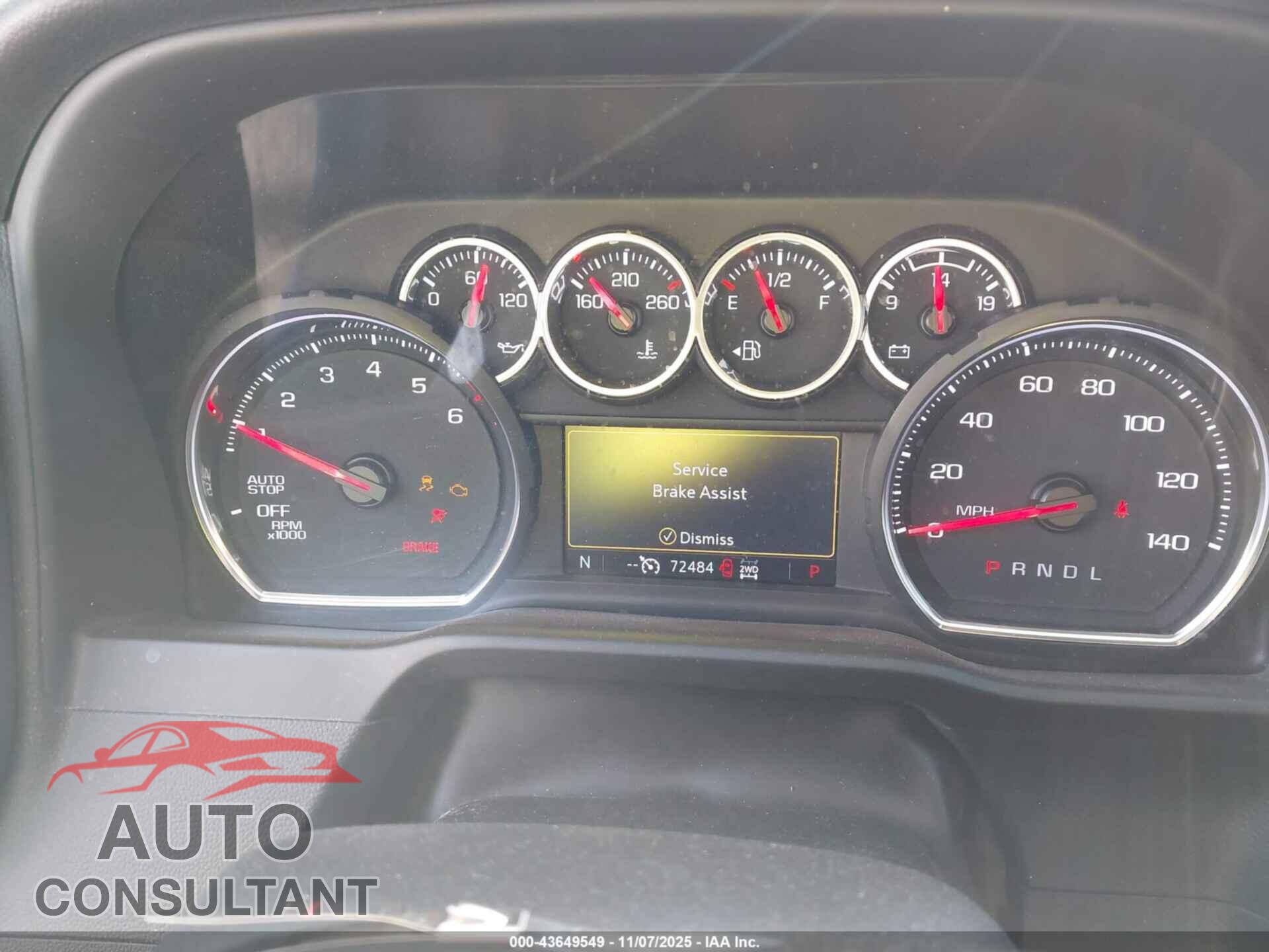 CHEVROLET SILVERADO LTD 2022 - 1GCUYEED6NZ207806