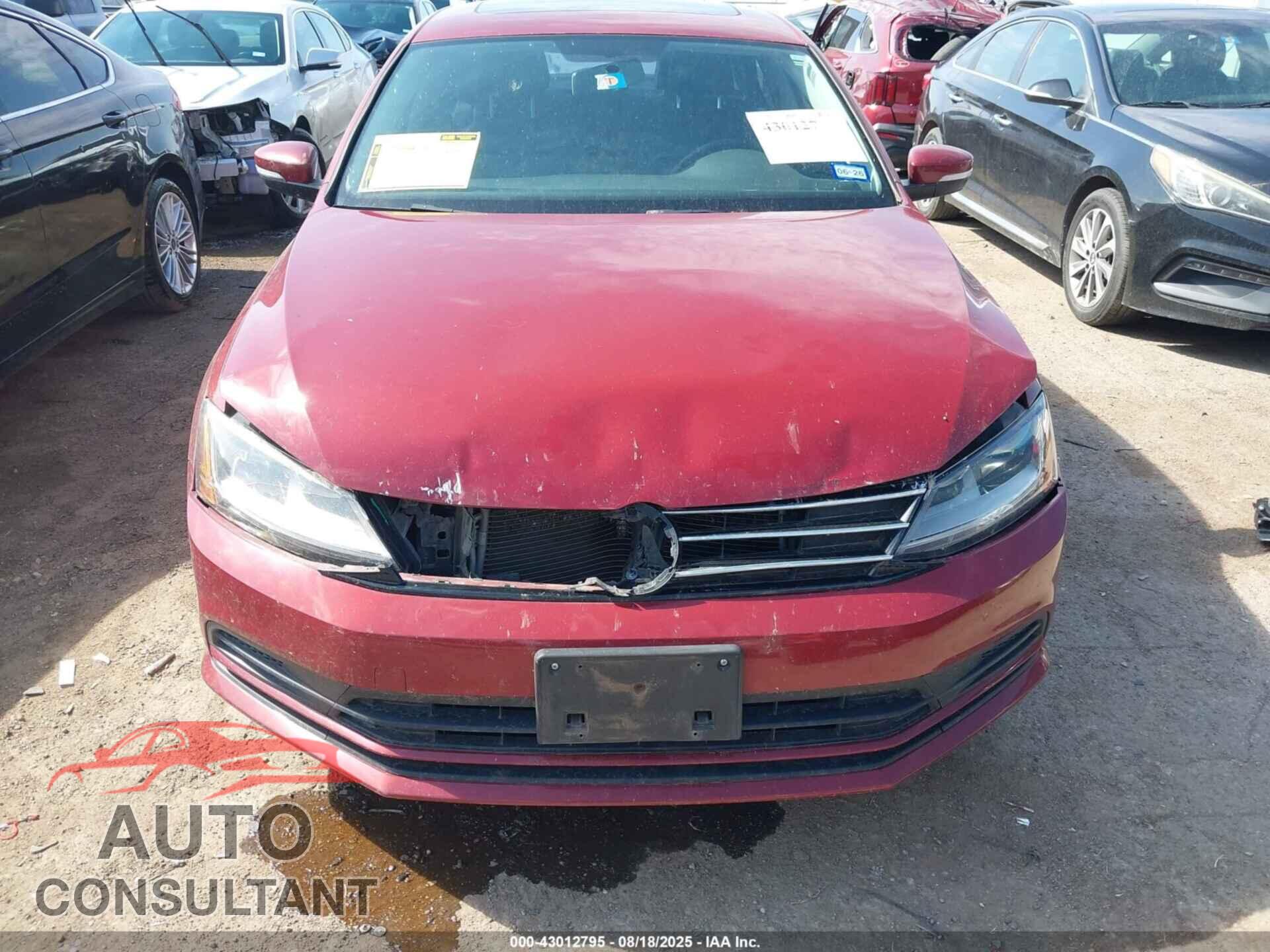 VOLKSWAGEN JETTA 2017 - 3VWDB7AJ4HM354573