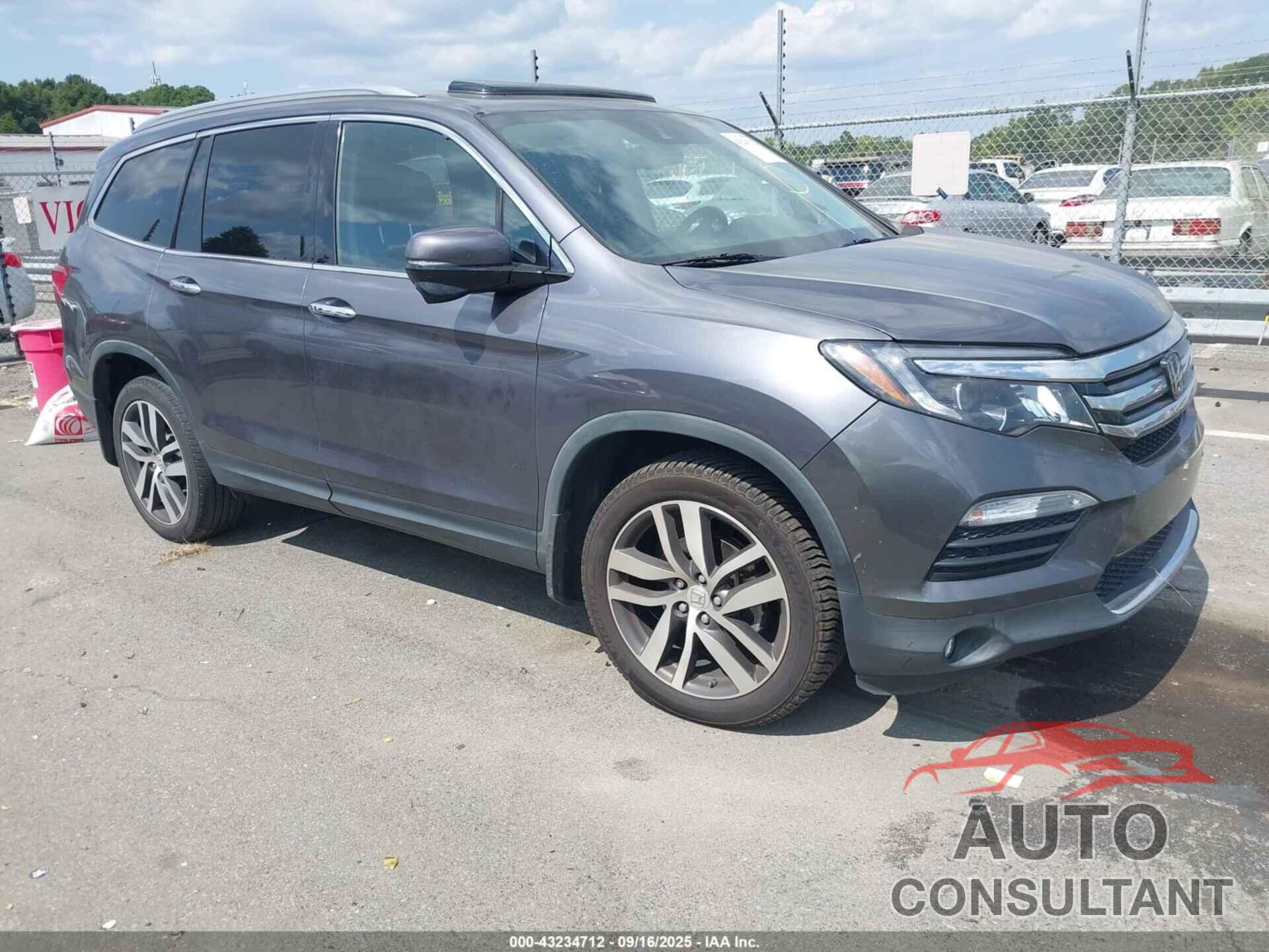 HONDA PILOT 2017 - 5FNYF6H93HB095058