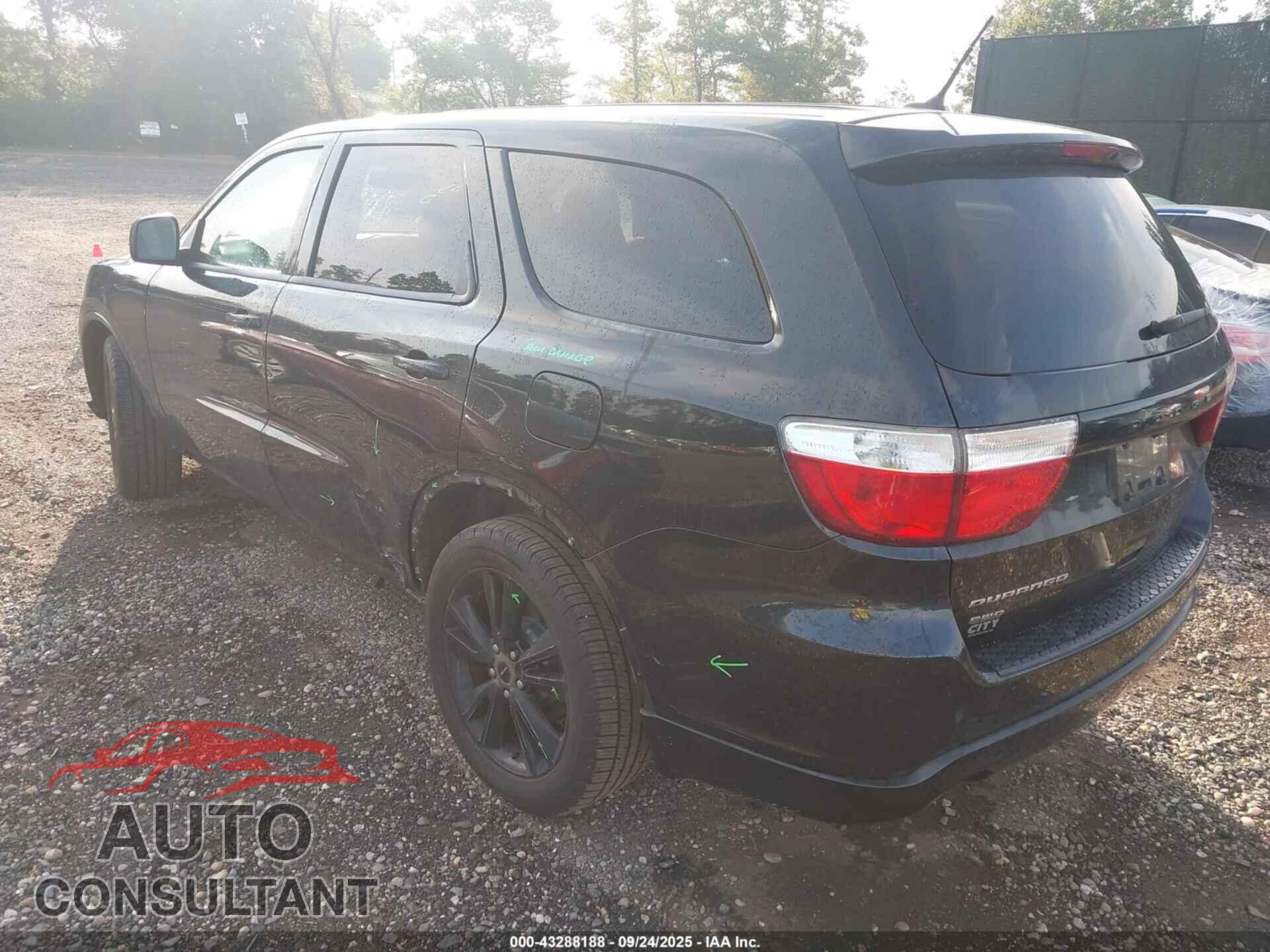 DODGE DURANGO 2013 - 1C4RDJAG8DC695362