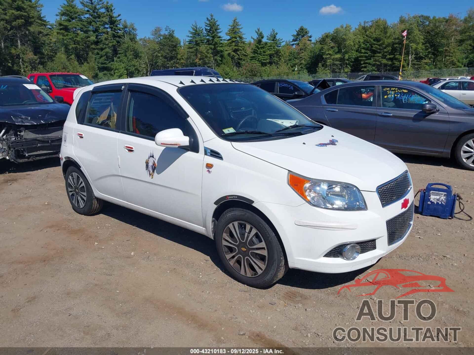 CHEVROLET AVEO 2011 - KL1TG6DE9BB173046