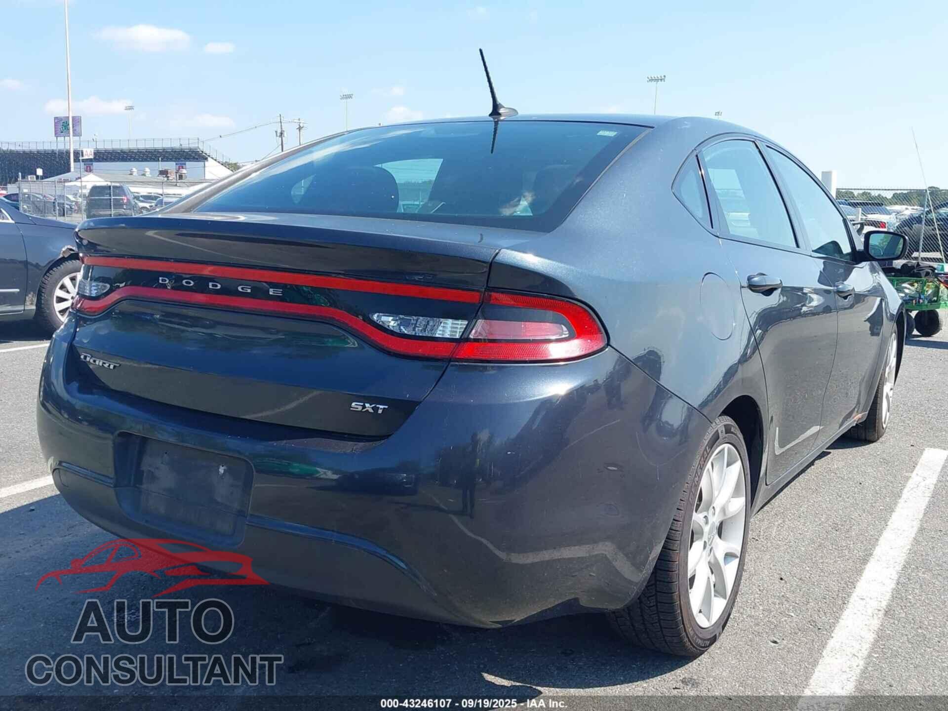 DODGE DART 2013 - 1C3CDFBA5DD302462
