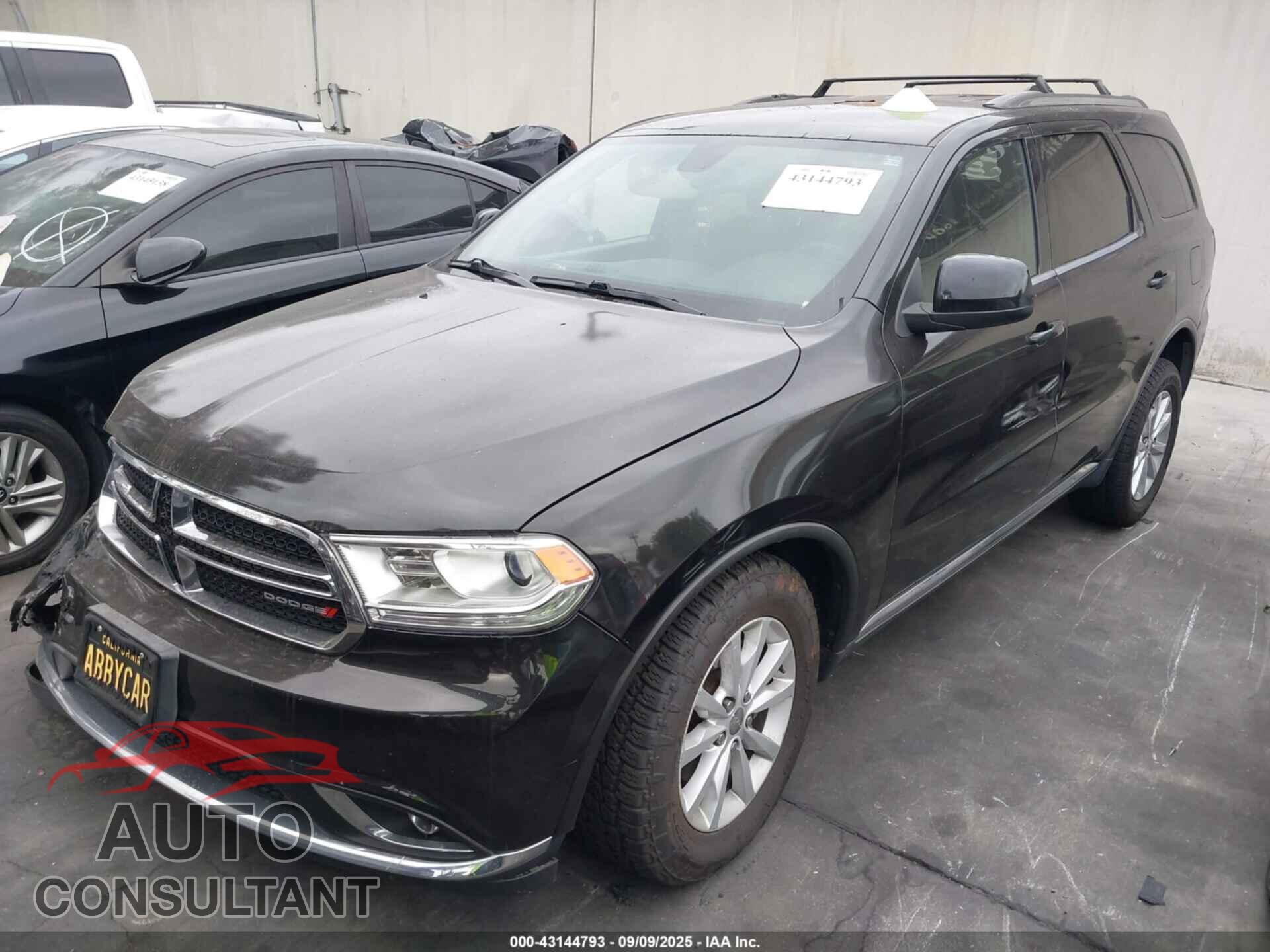 DODGE DURANGO 2014 - 1C4RDJAG9EC337267
