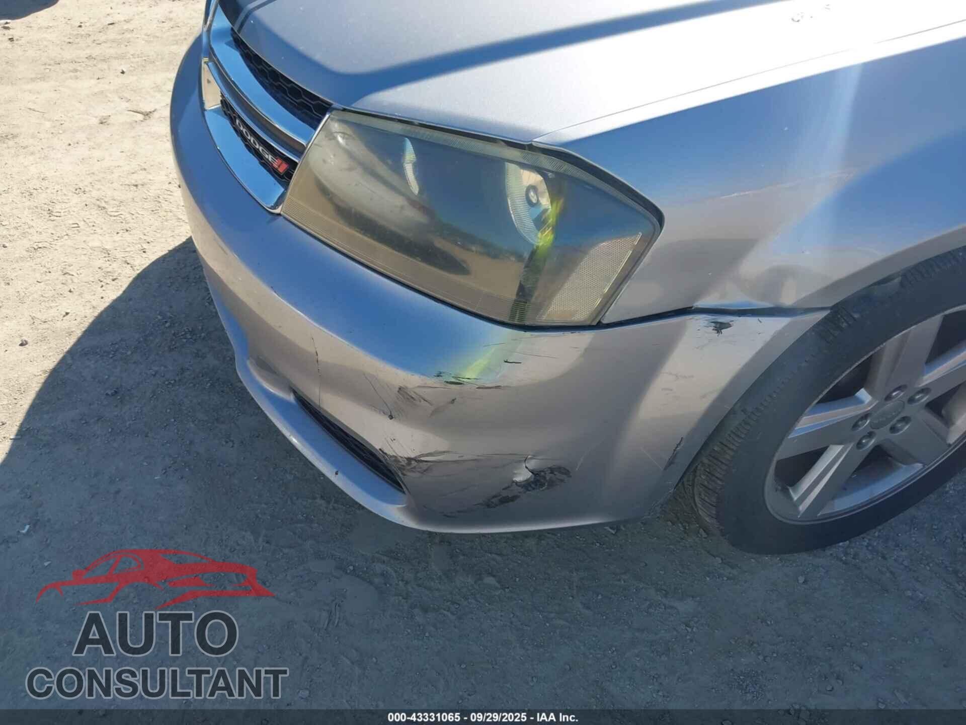 DODGE AVENGER 2013 - 1C3CDZAB1DN517357