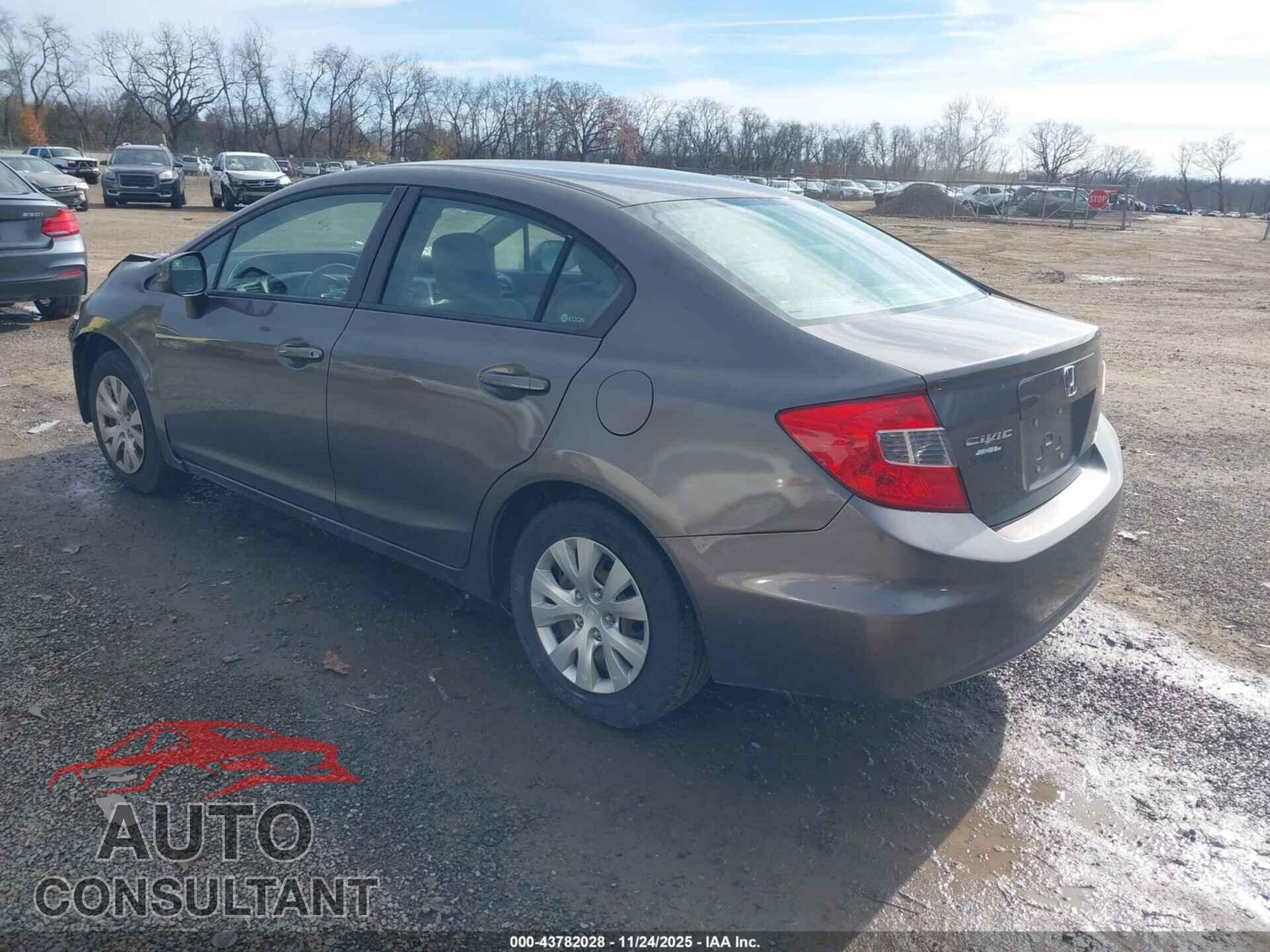 HONDA CIVIC 2012 - 19XFB2F52CE086877