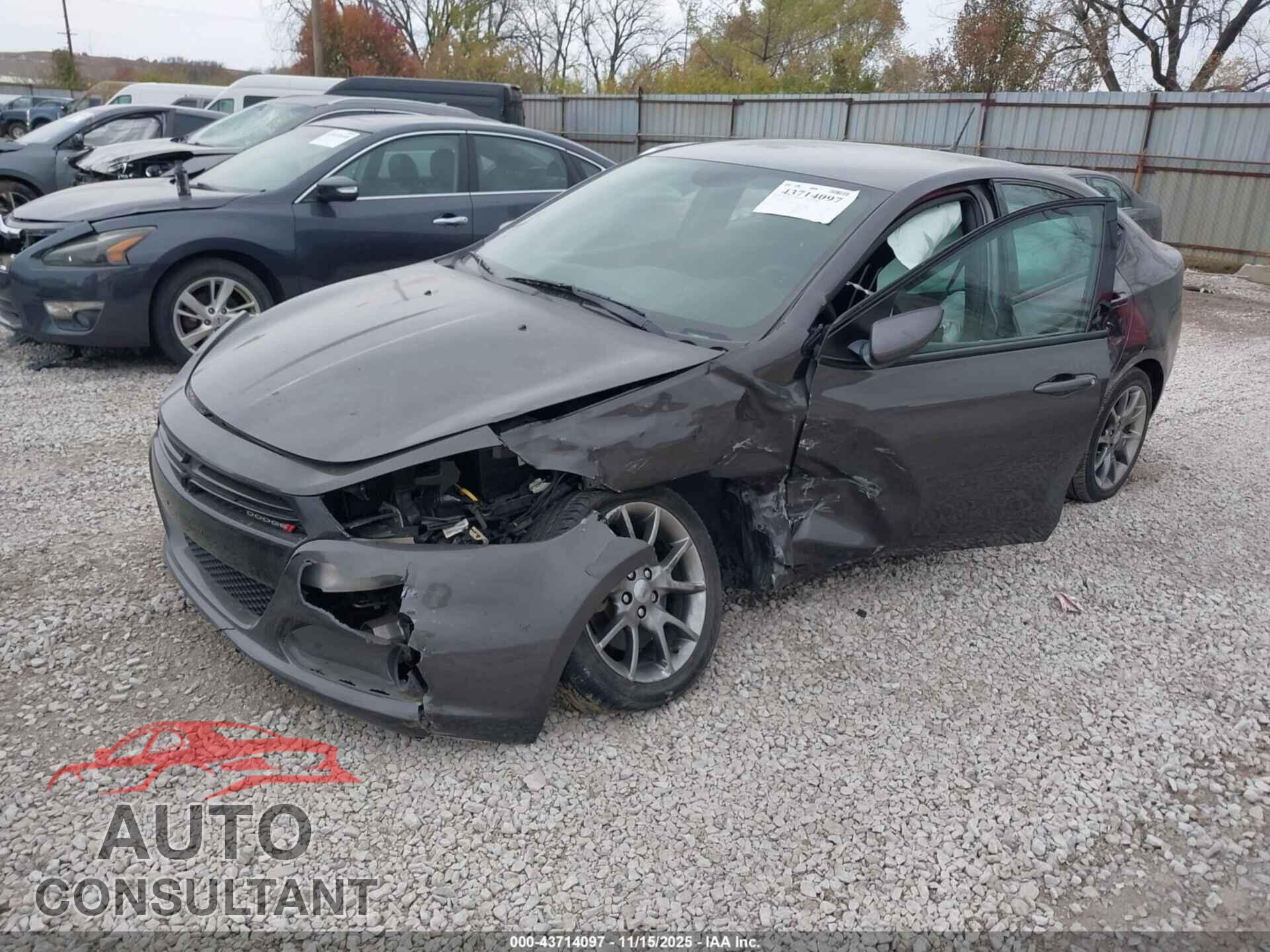 DODGE DART 2014 - 1C3CDFBB4ED830827