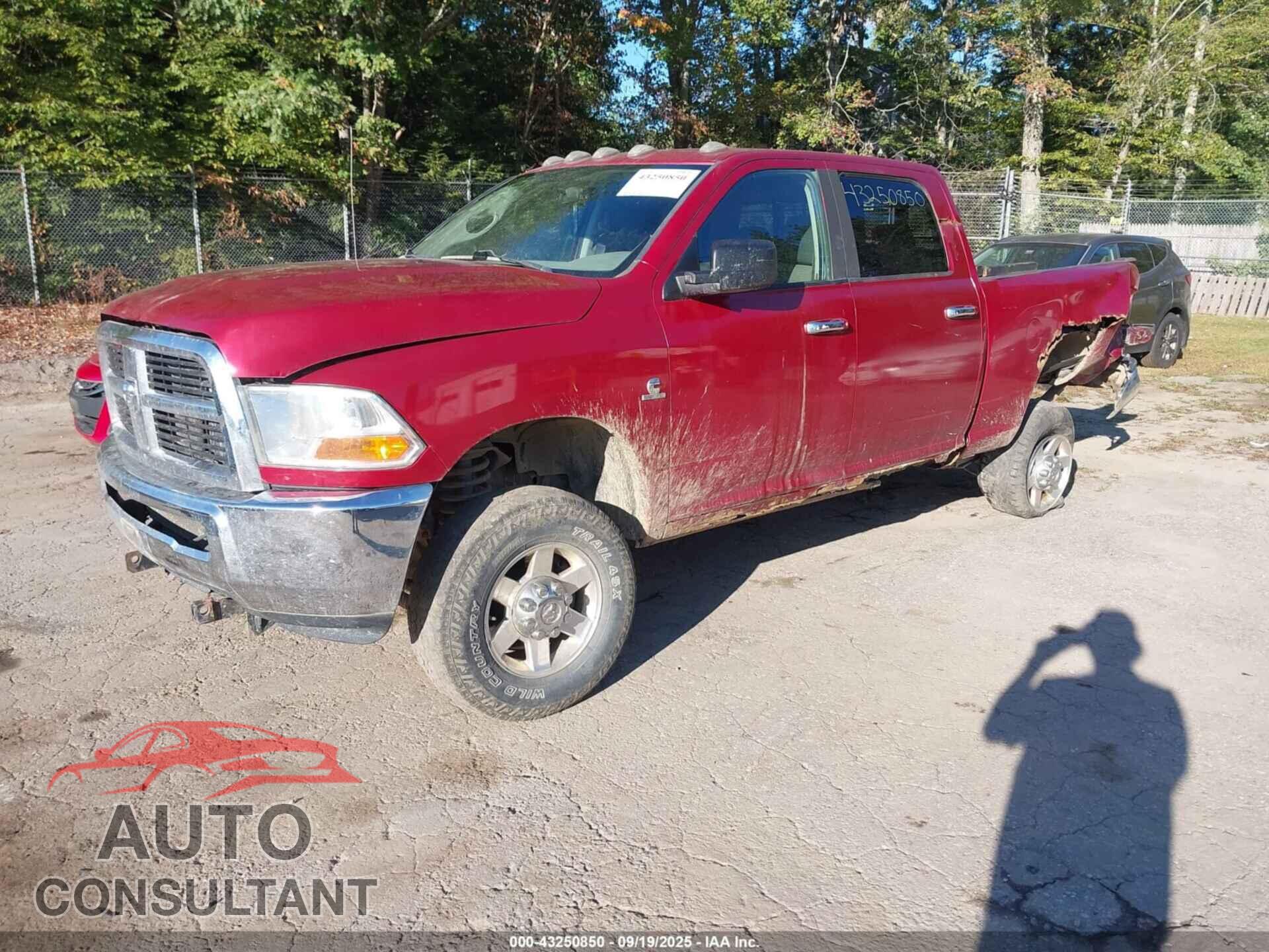 DODGE RAM 2500 2010 - 3D7UT2CL4AG147242