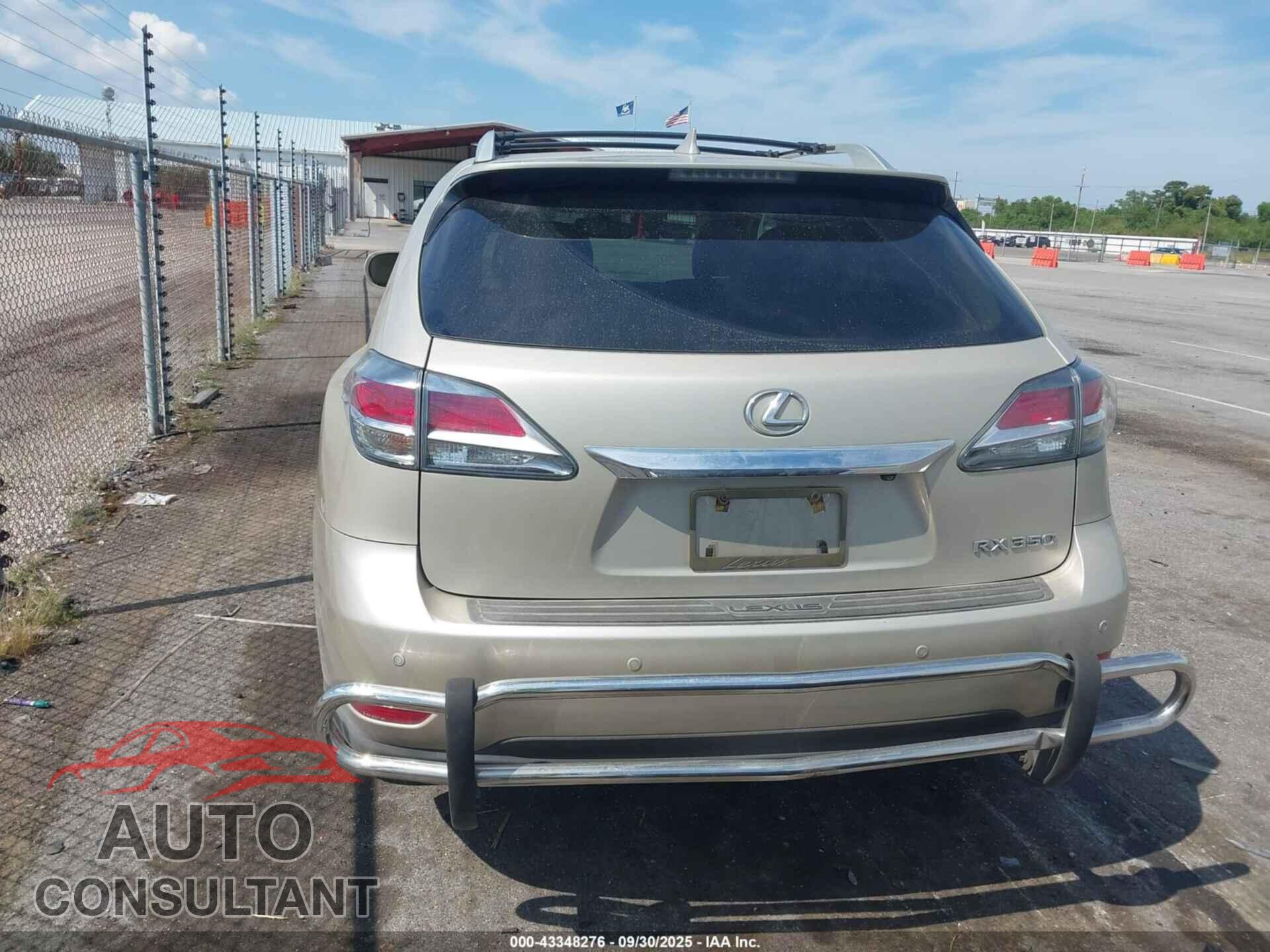 LEXUS RX 350 2015 - 2T2ZK1BAXFC204411