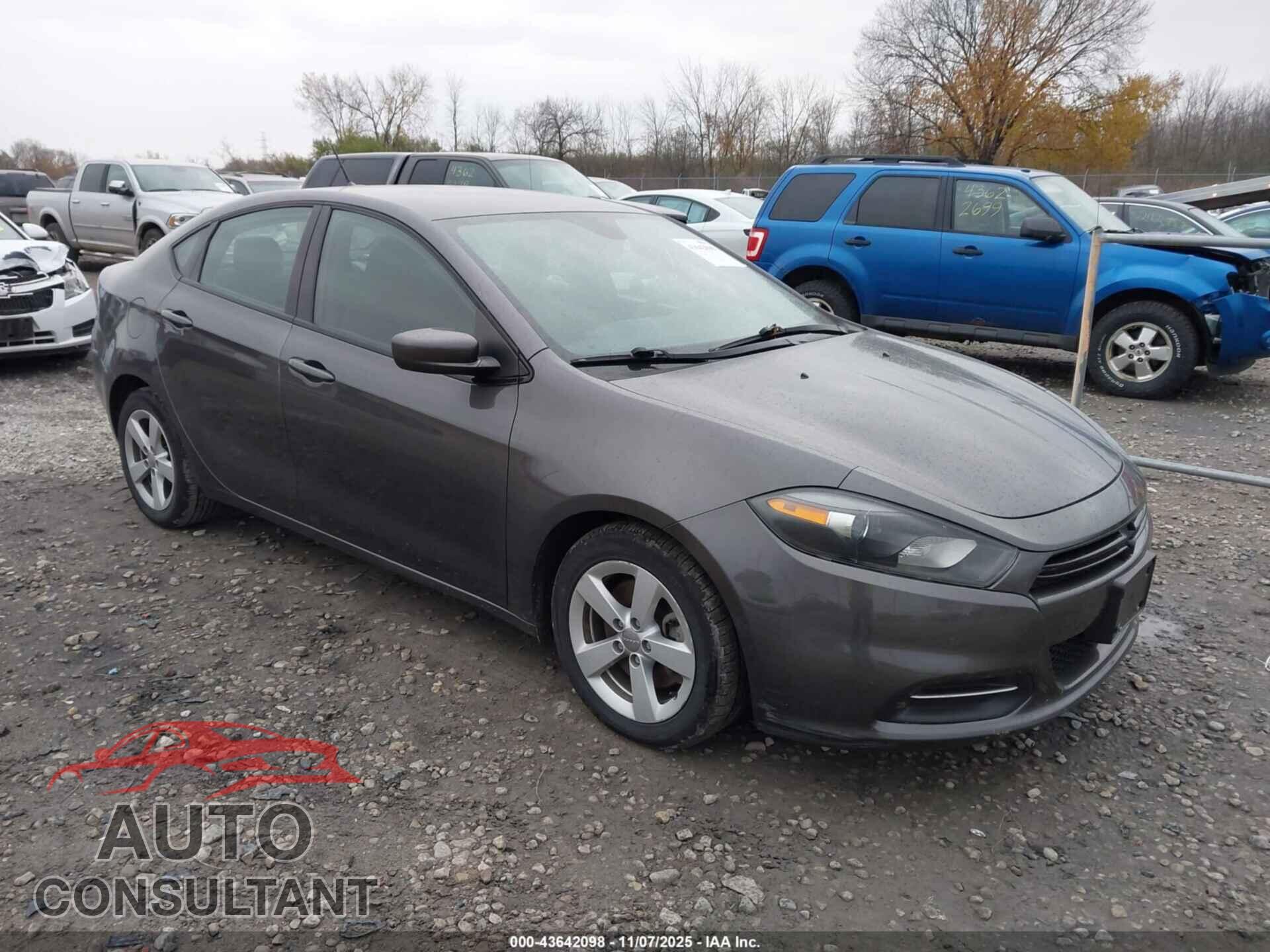 DODGE DART 2016 - 1C3CDFBA6GD634947