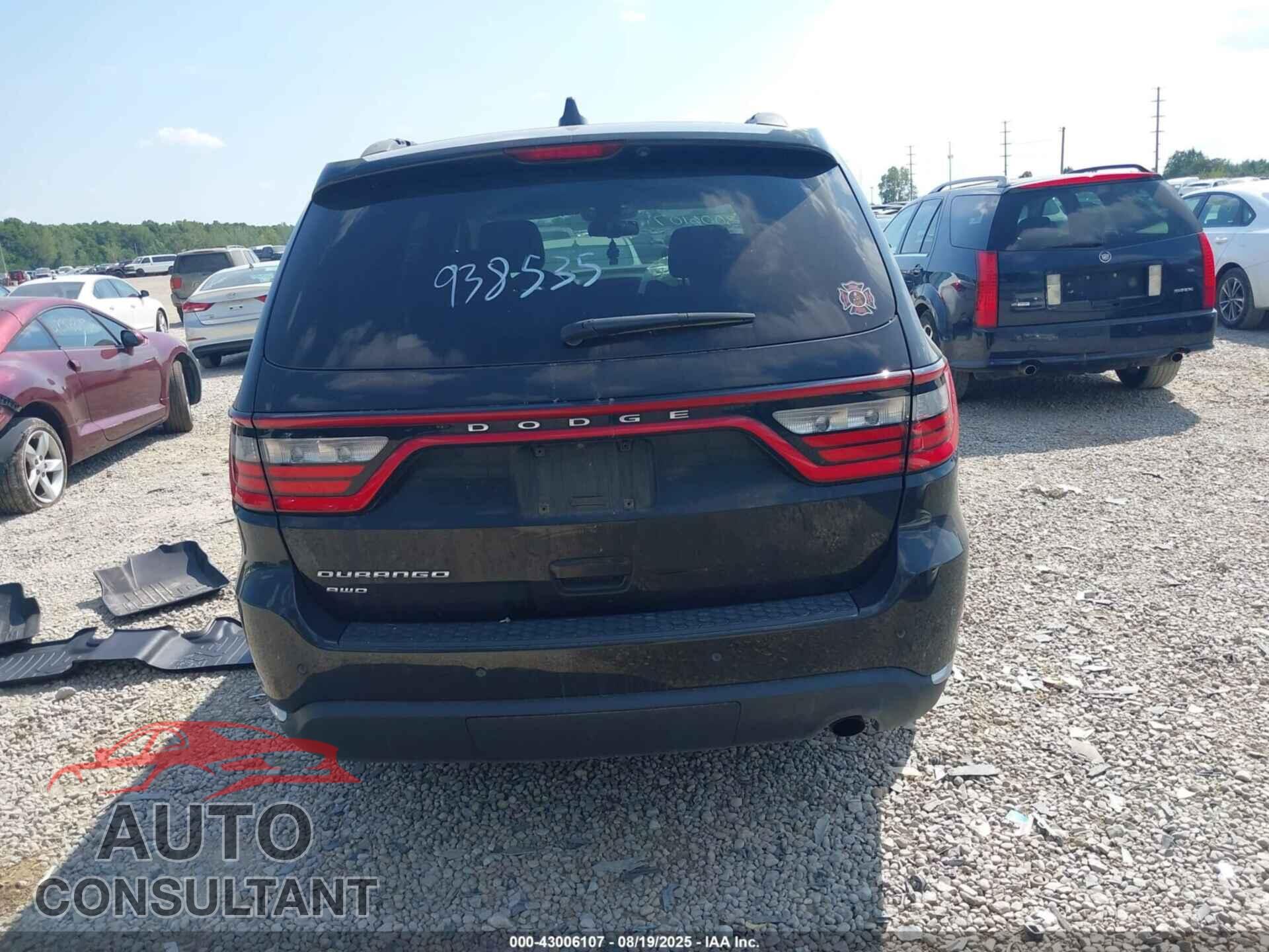 DODGE DURANGO 2015 - 1C4RDJAG9FC938535