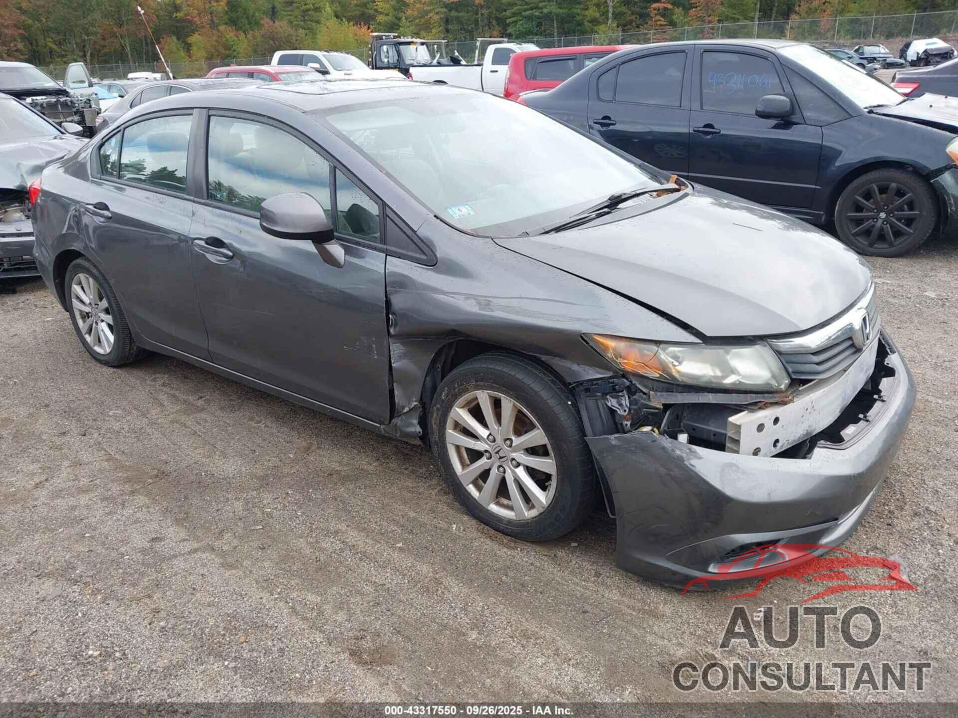 HONDA CIVIC 2012 - 2HGFB2F82CH517699