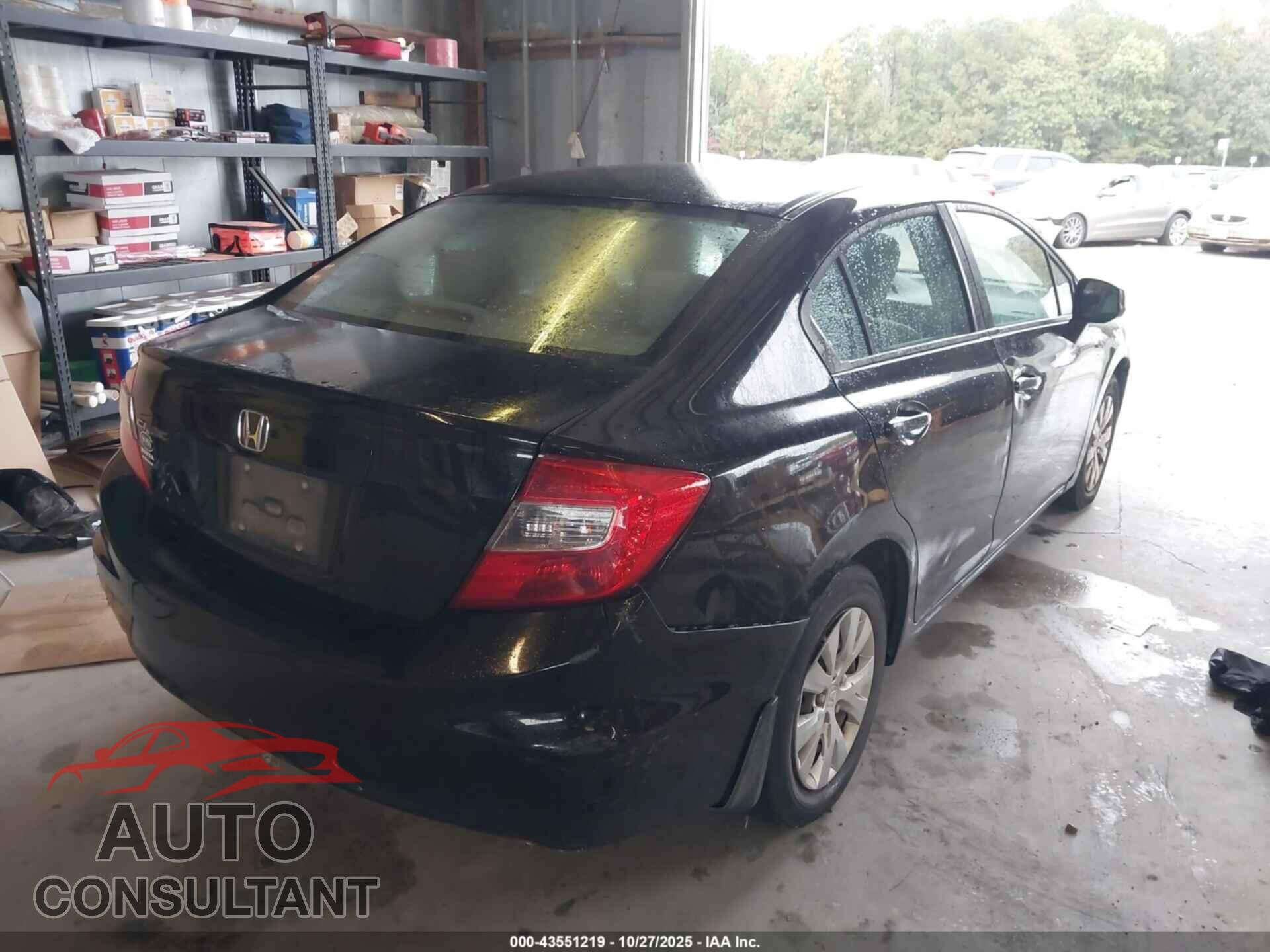 HONDA CIVIC 2012 - 2HGFB2F50CH308919