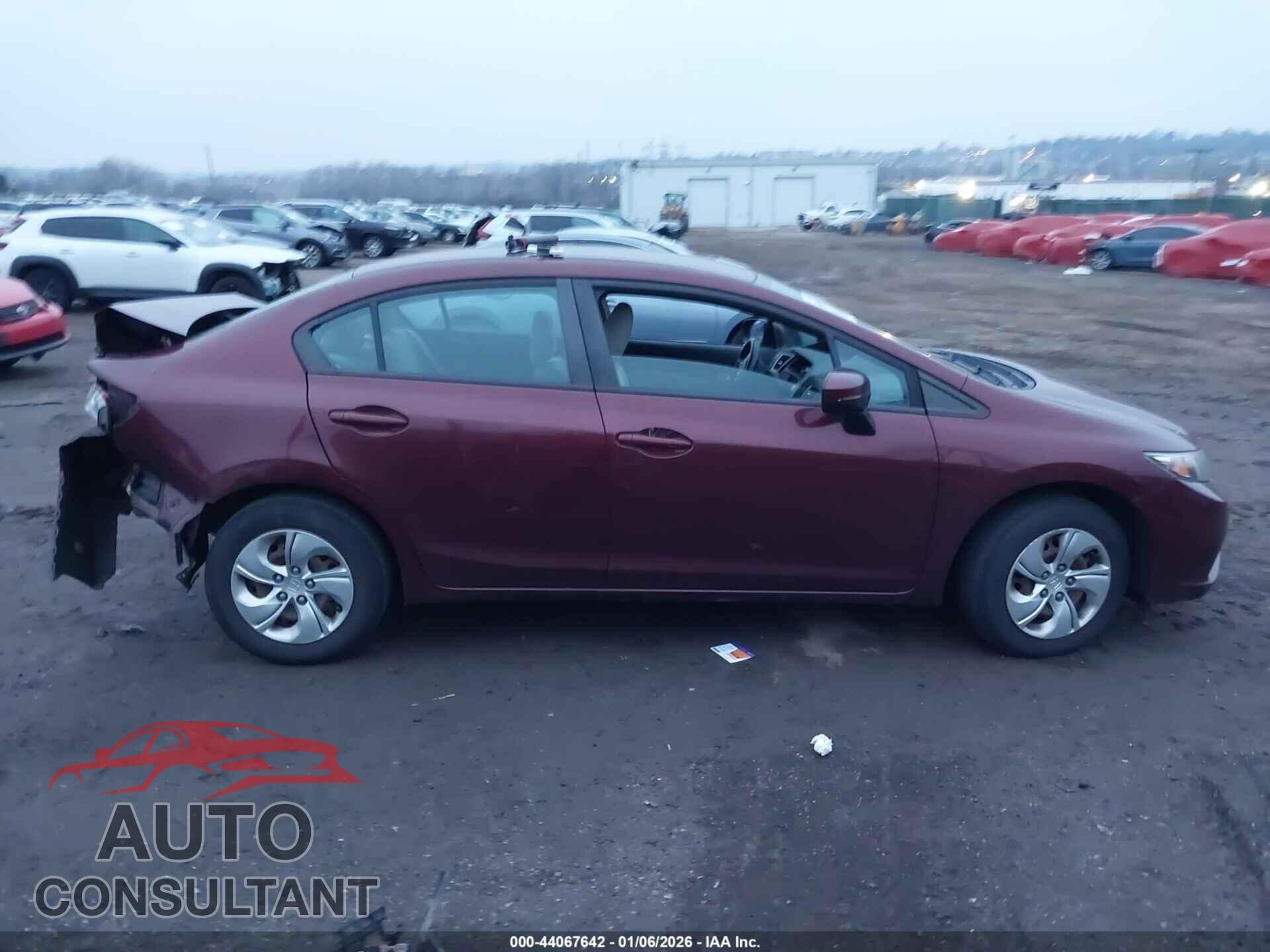 HONDA CIVIC 2014 - 19XFB2F51EE255158
