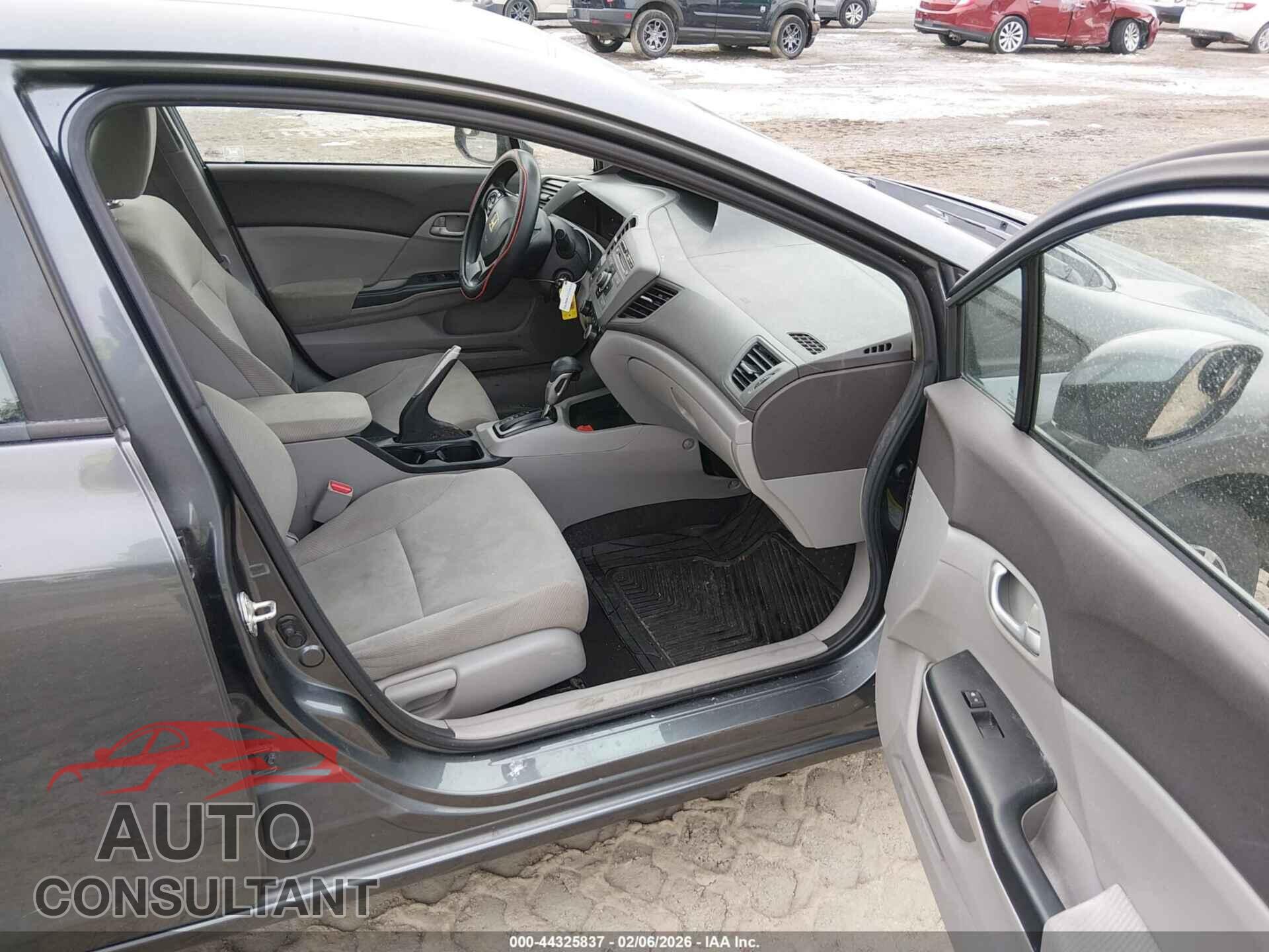HONDA CIVIC 2012 - 19XFB2F55CE347452