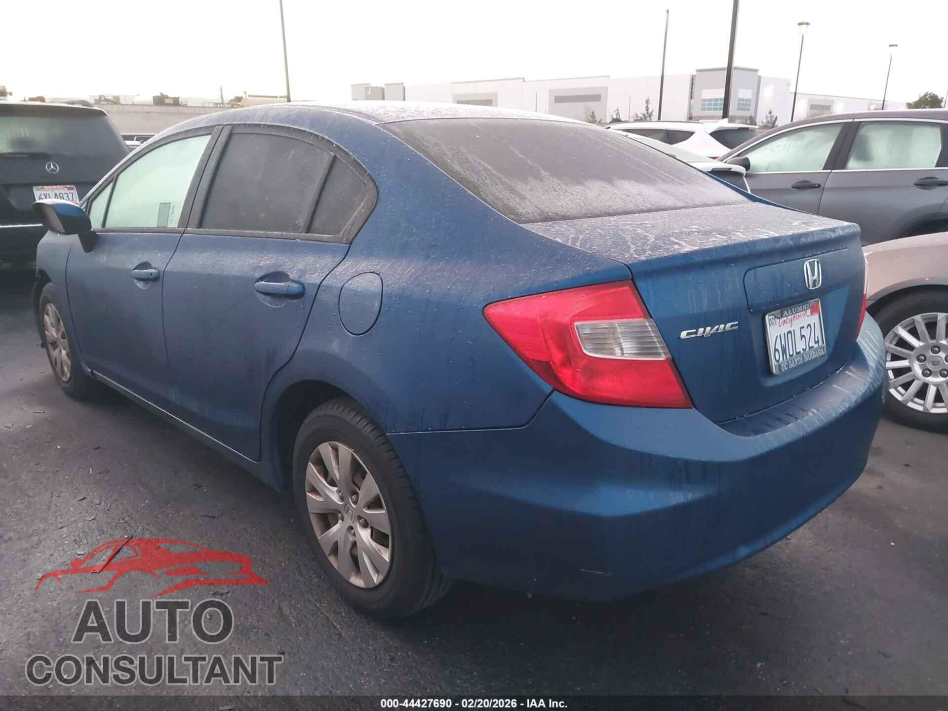 HONDA CIVIC 2012 - 19XFB2F52CE366007