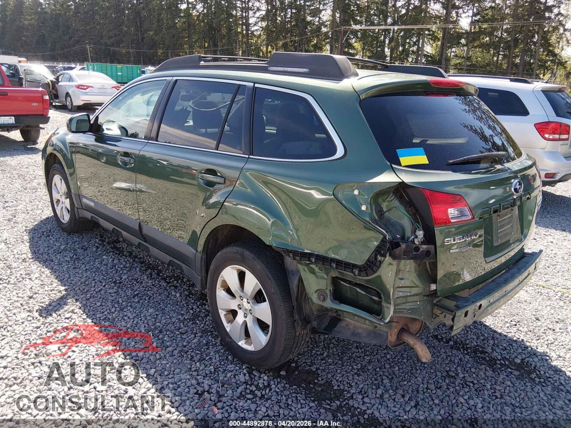 SUBARU OUTBACK 2010 - 4S4BRBGC7A3341952