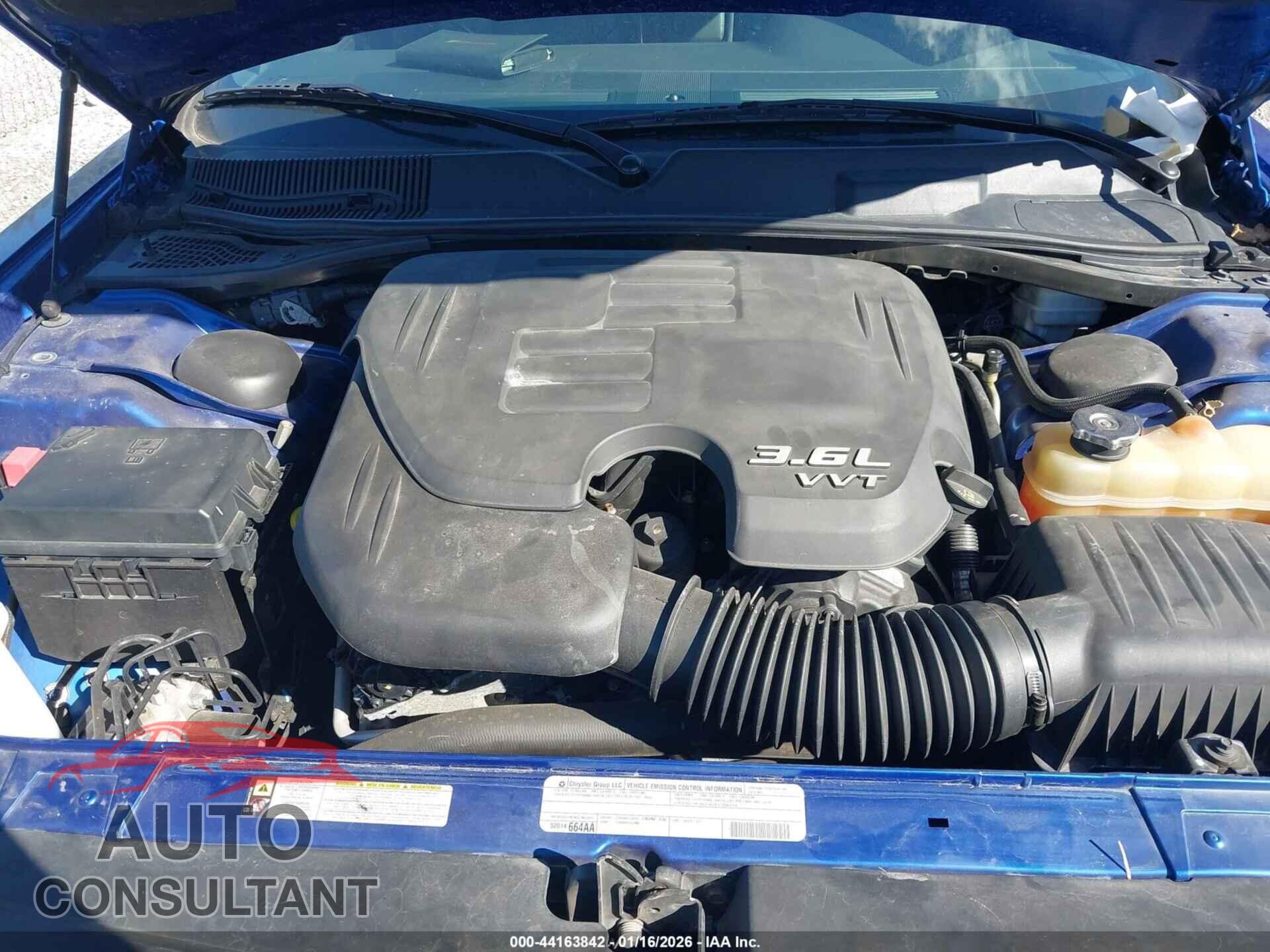 DODGE CHALLENGER 2012 - 2C3CDYAGXCH254542