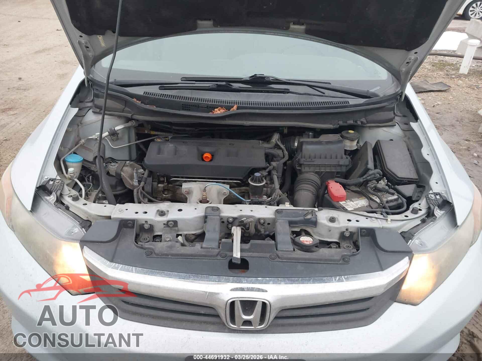 HONDA CIVIC 2012 - 2HGFB2F51CH593100