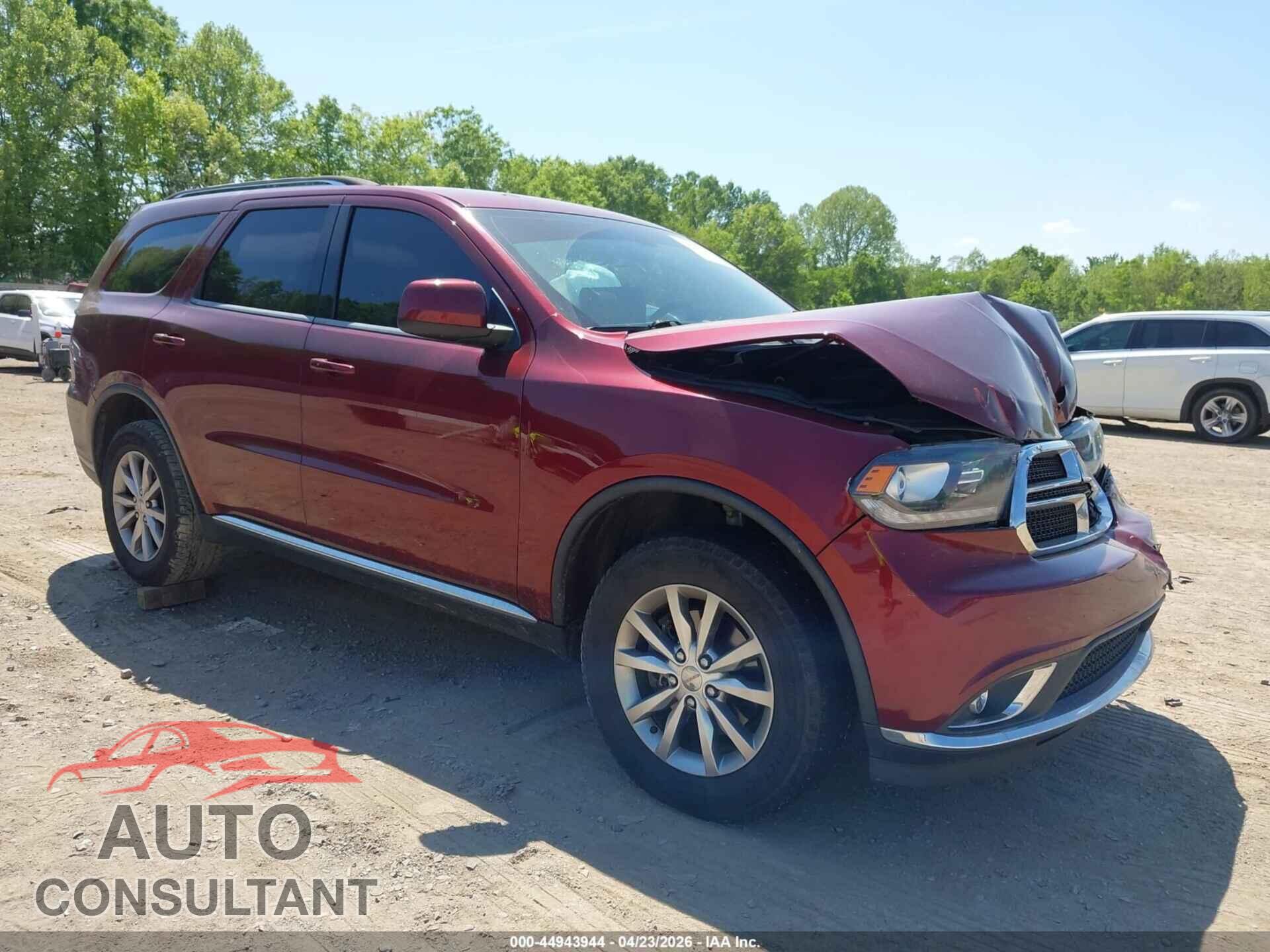 DODGE DURANGO 2017 - 1C4RDJAG1HC759764