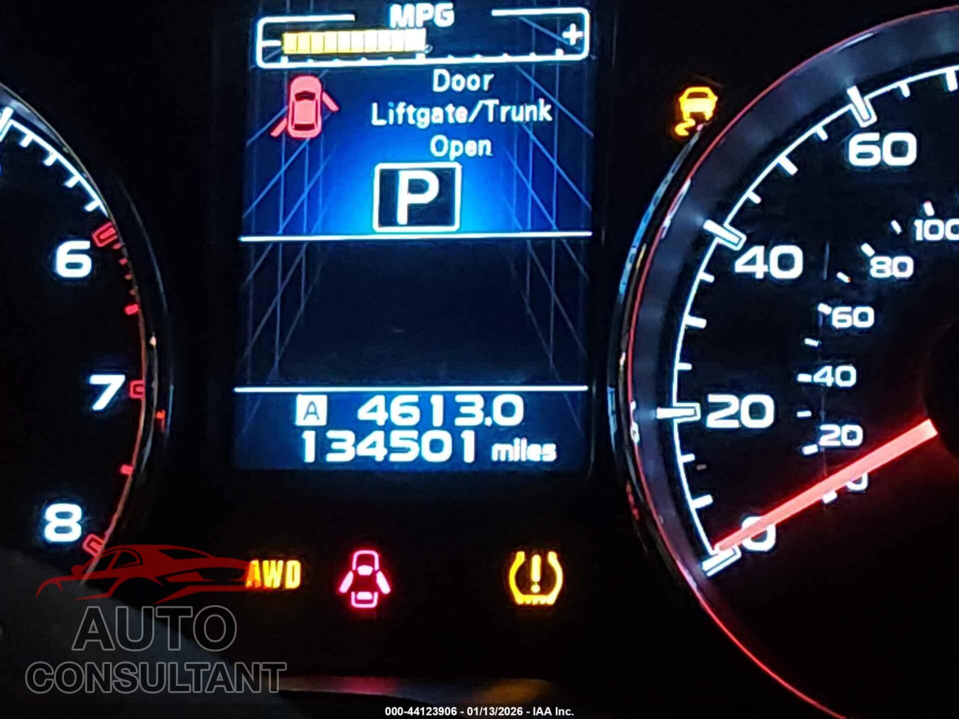 SUBARU OUTBACK 2013 - 4S4BRBPC0D3241230