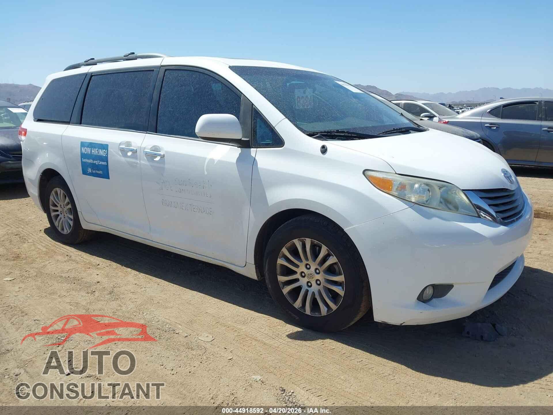 TOYOTA SIENNA 2013 - 5TDYK3DC8DS288081