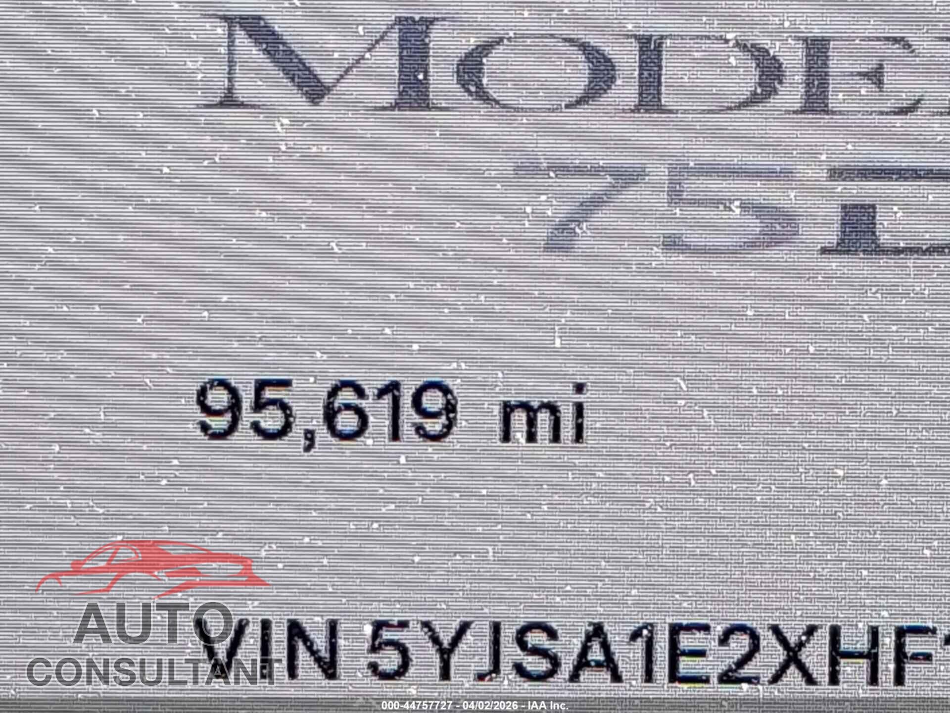 TESLA MODEL S 2017 - 5YJSA1E2XHF186522