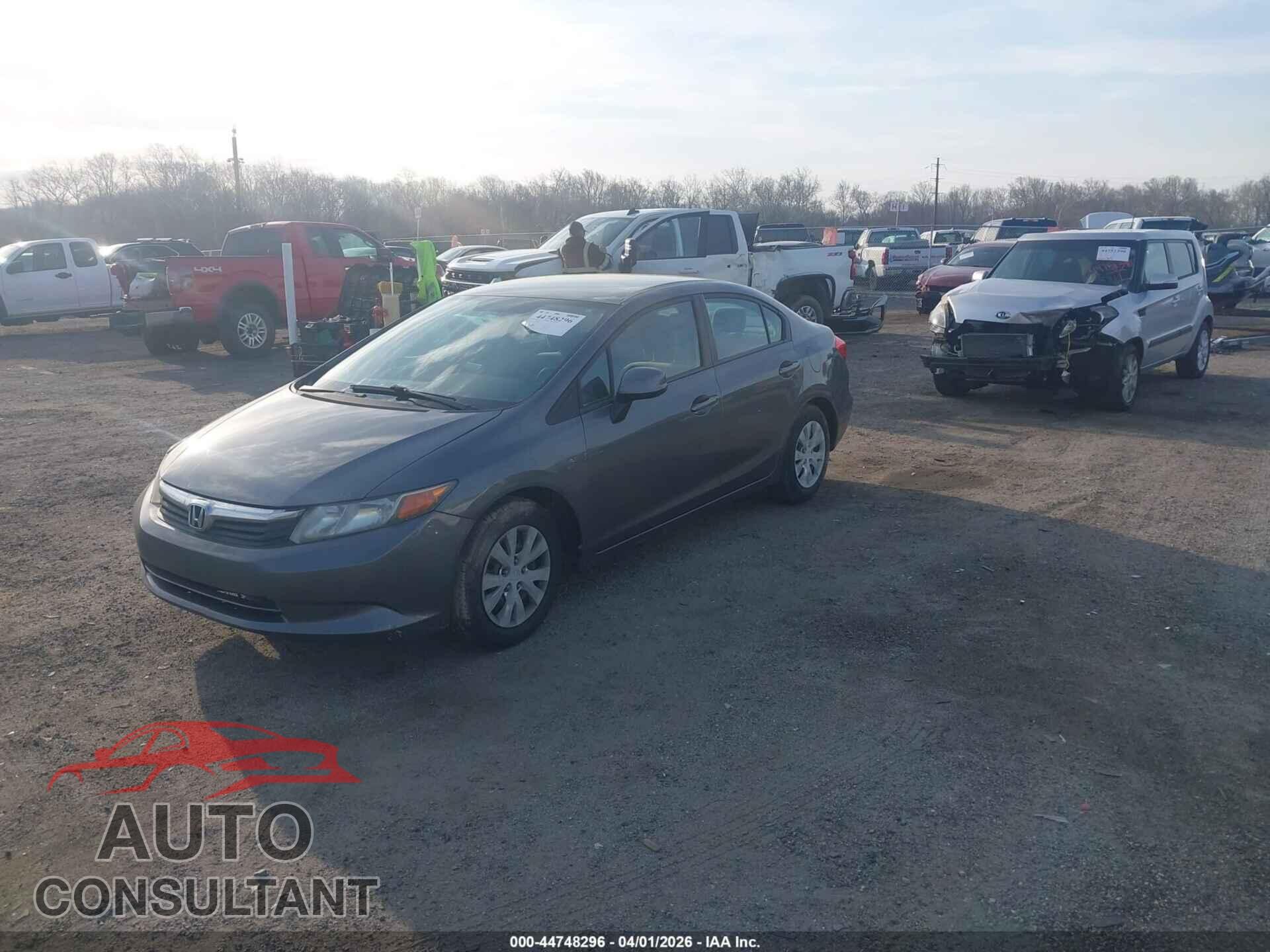 HONDA CIVIC 2012 - 19XFB2F57CE310869