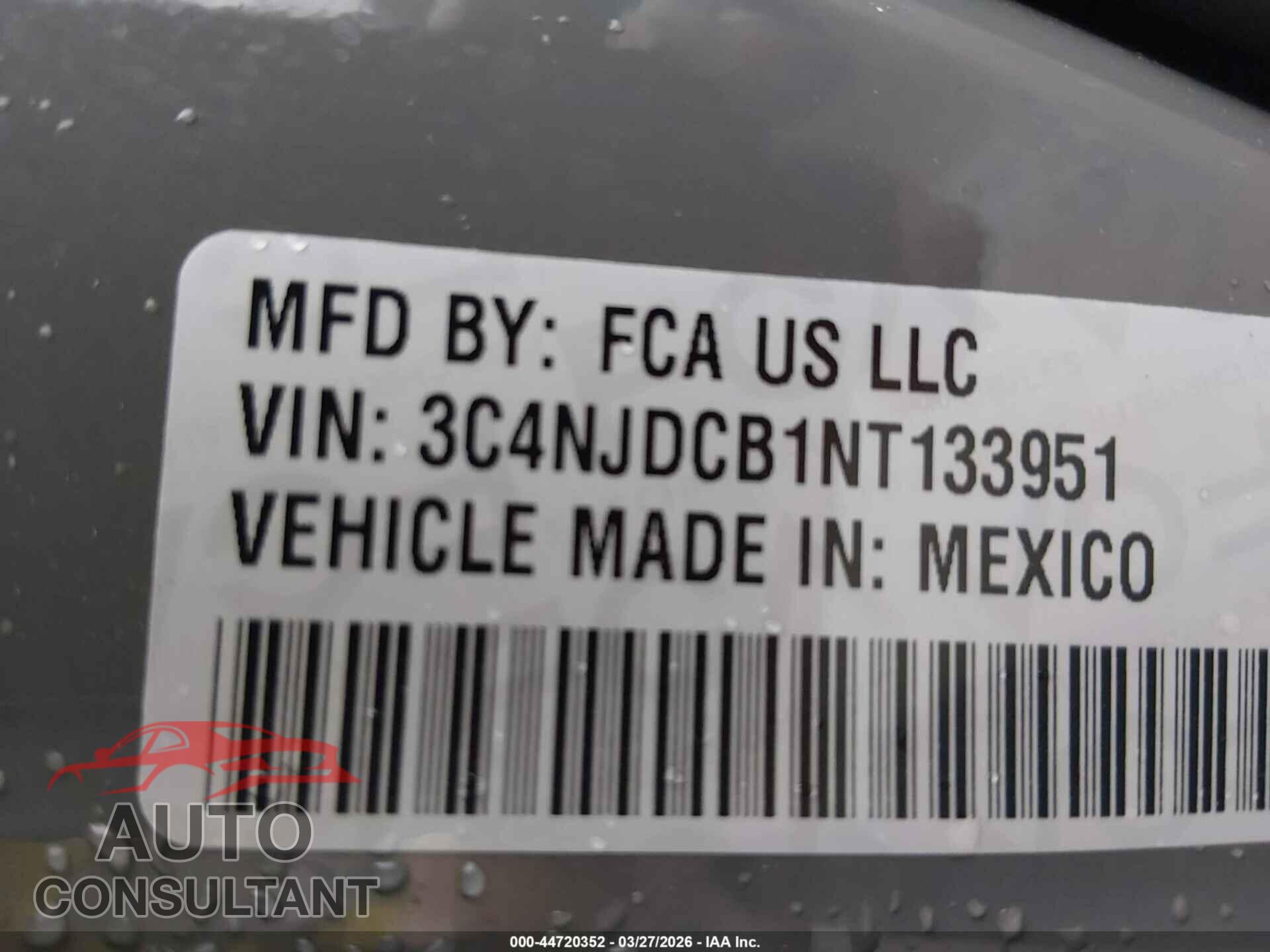 JEEP COMPASS 2022 - 3C4NJDCB1NT133951