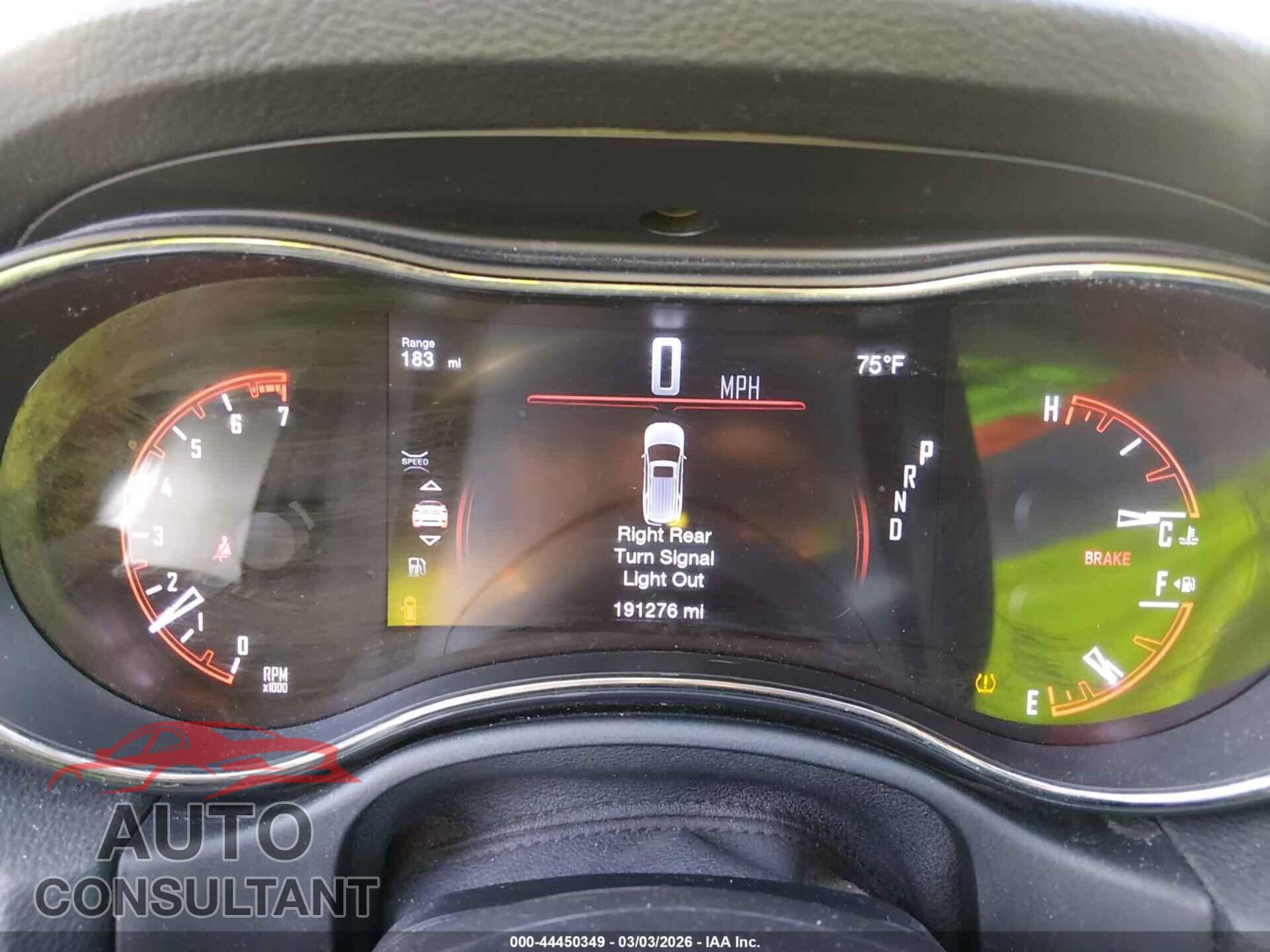 DODGE DURANGO 2019 - 1C4RDHDG6KC779374