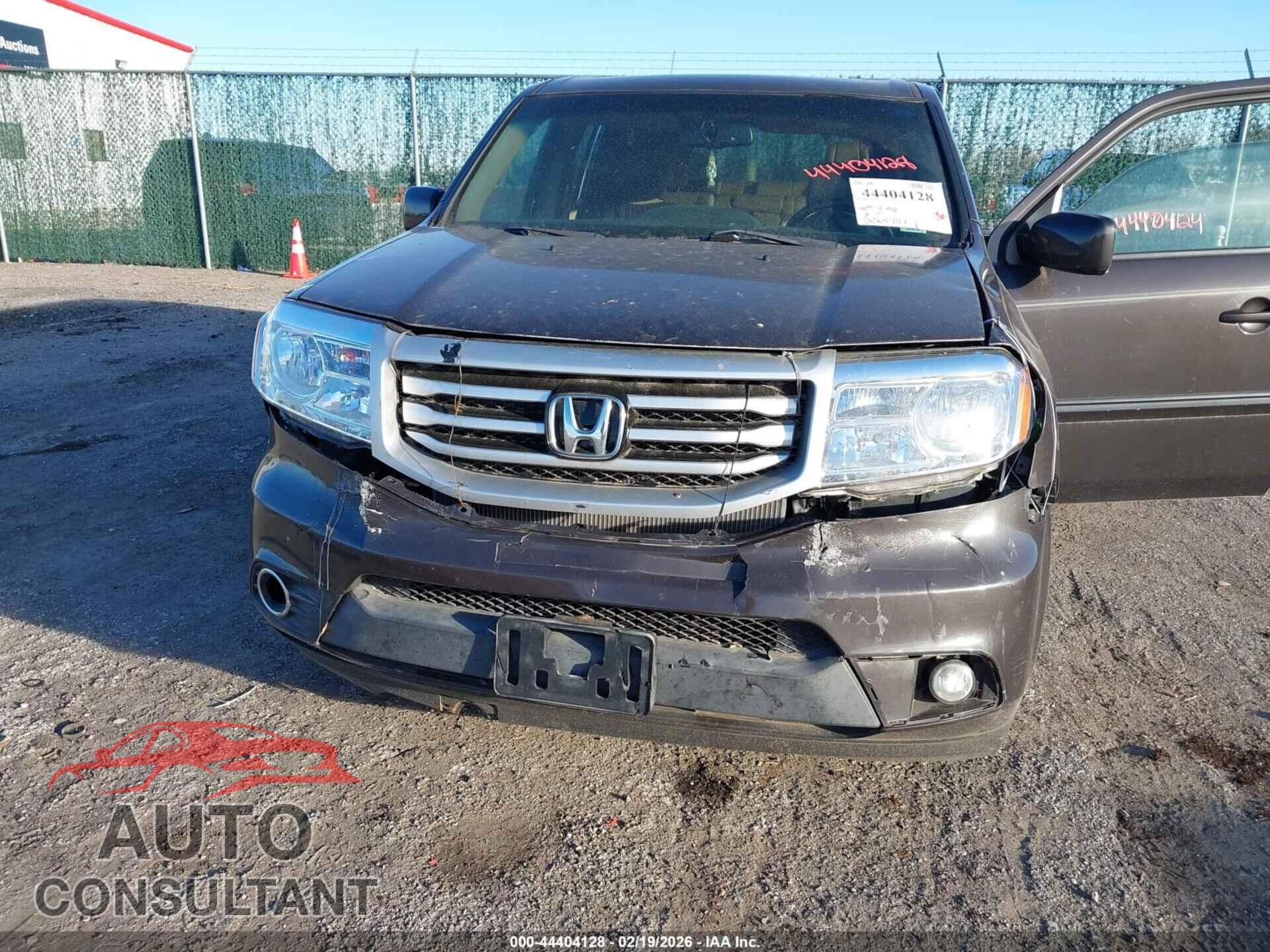 HONDA PILOT 2012 - 5FNYF3H51CB007337