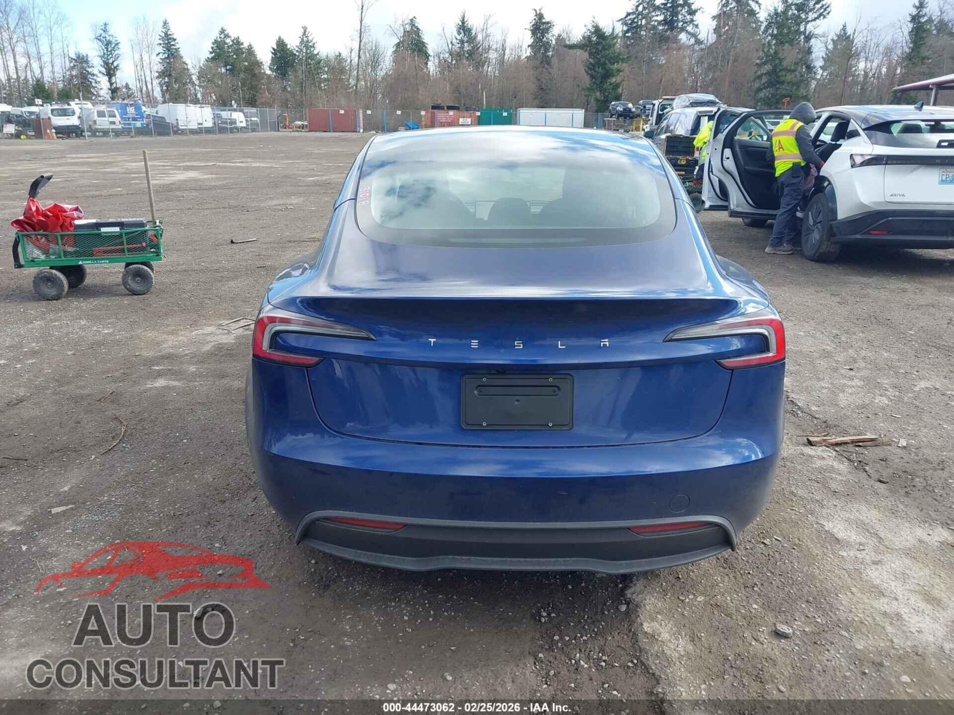 TESLA MODEL 3 2025 - 5YJ3E1EA9SF043312