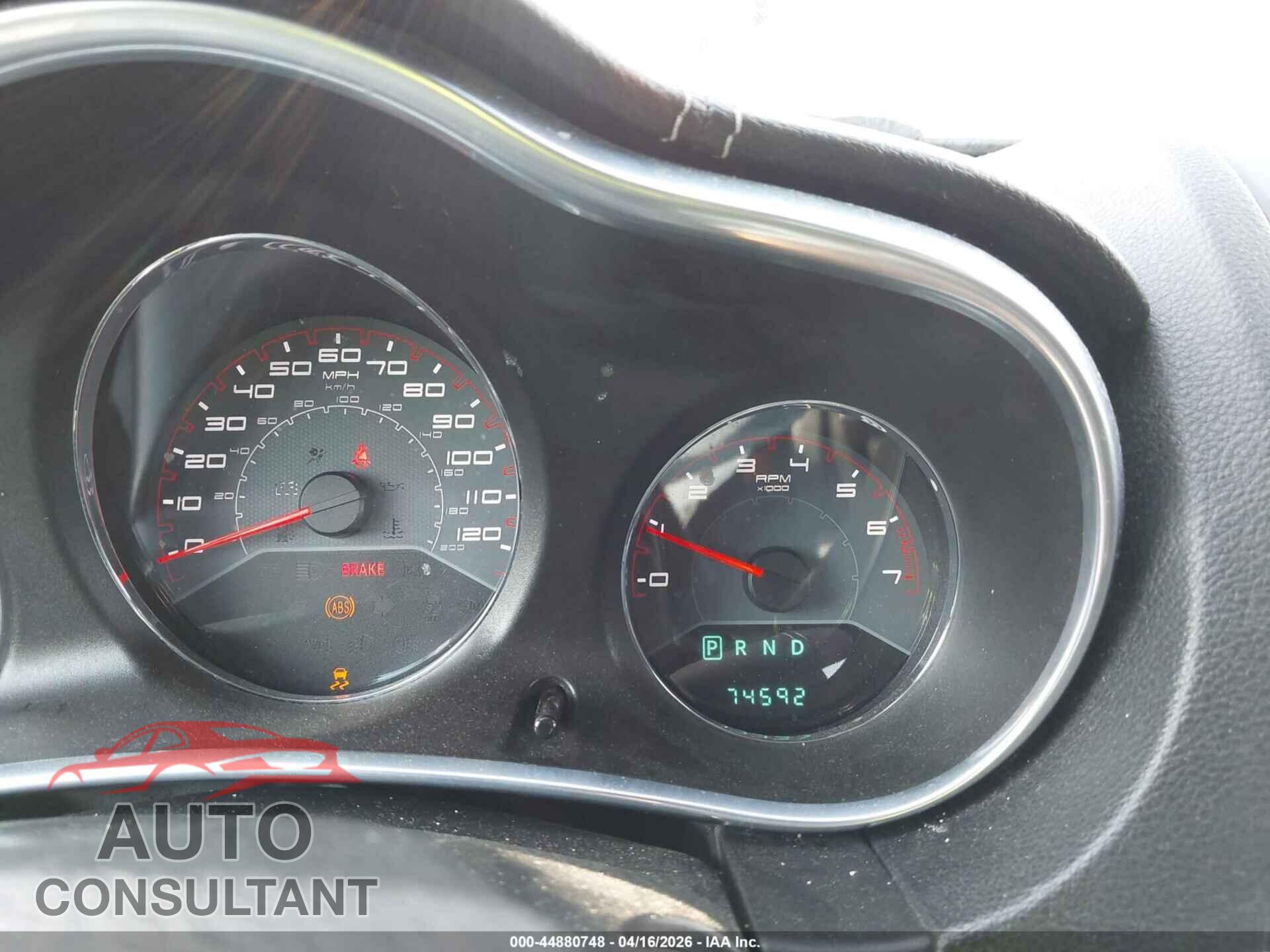 DODGE AVENGER 2013 - 1C3CDZAB1DN616454