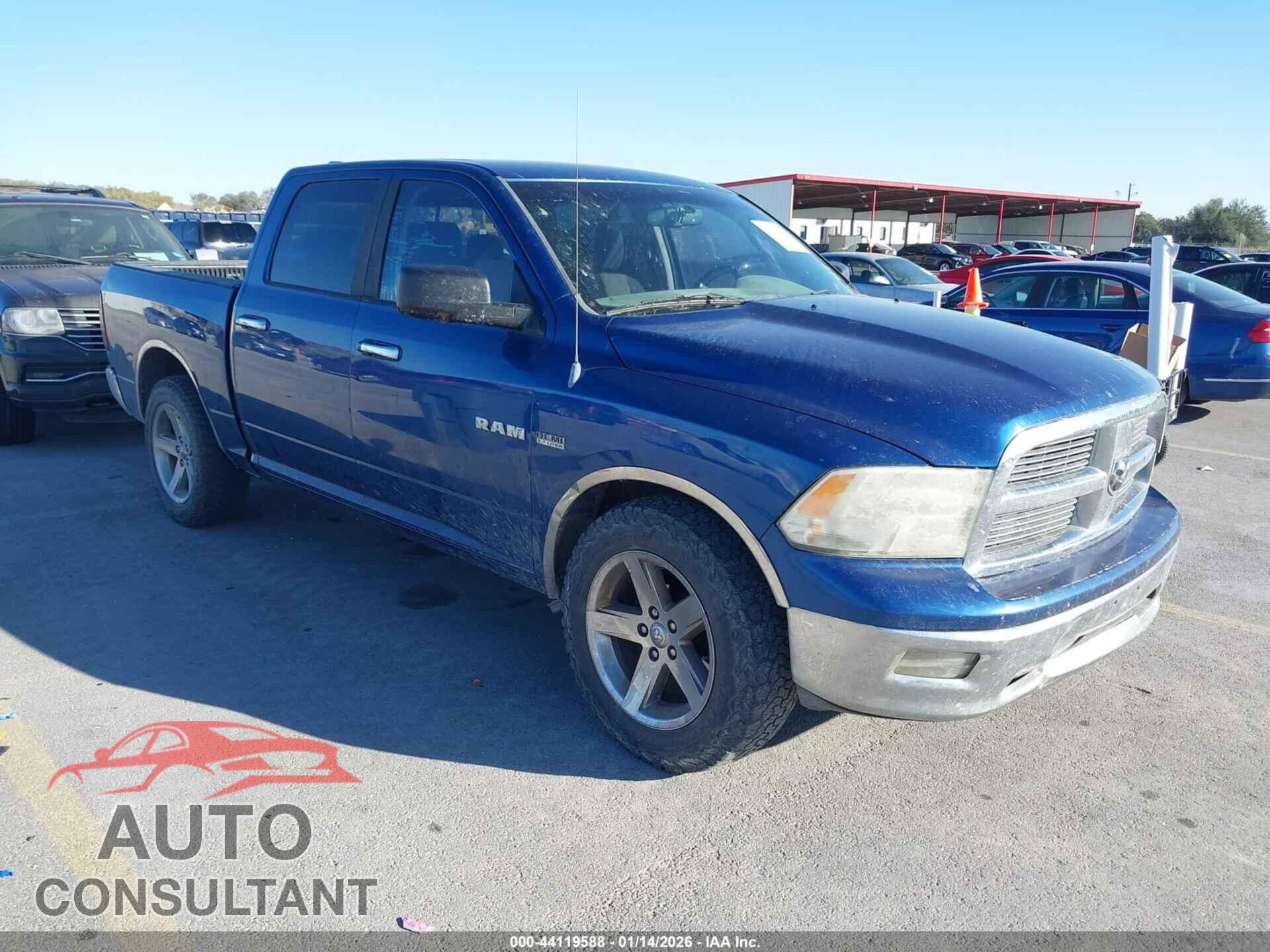 DODGE RAM 1500 2009 - 1D3HB13T09S774475