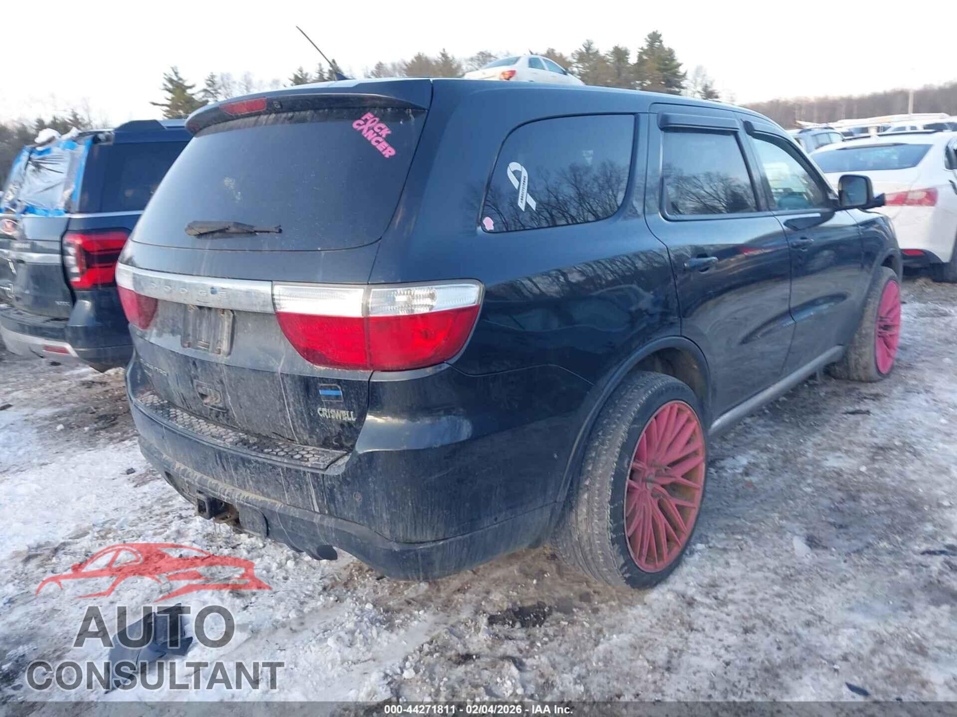DODGE DURANGO 2013 - 1C4RDJAG8DC535532