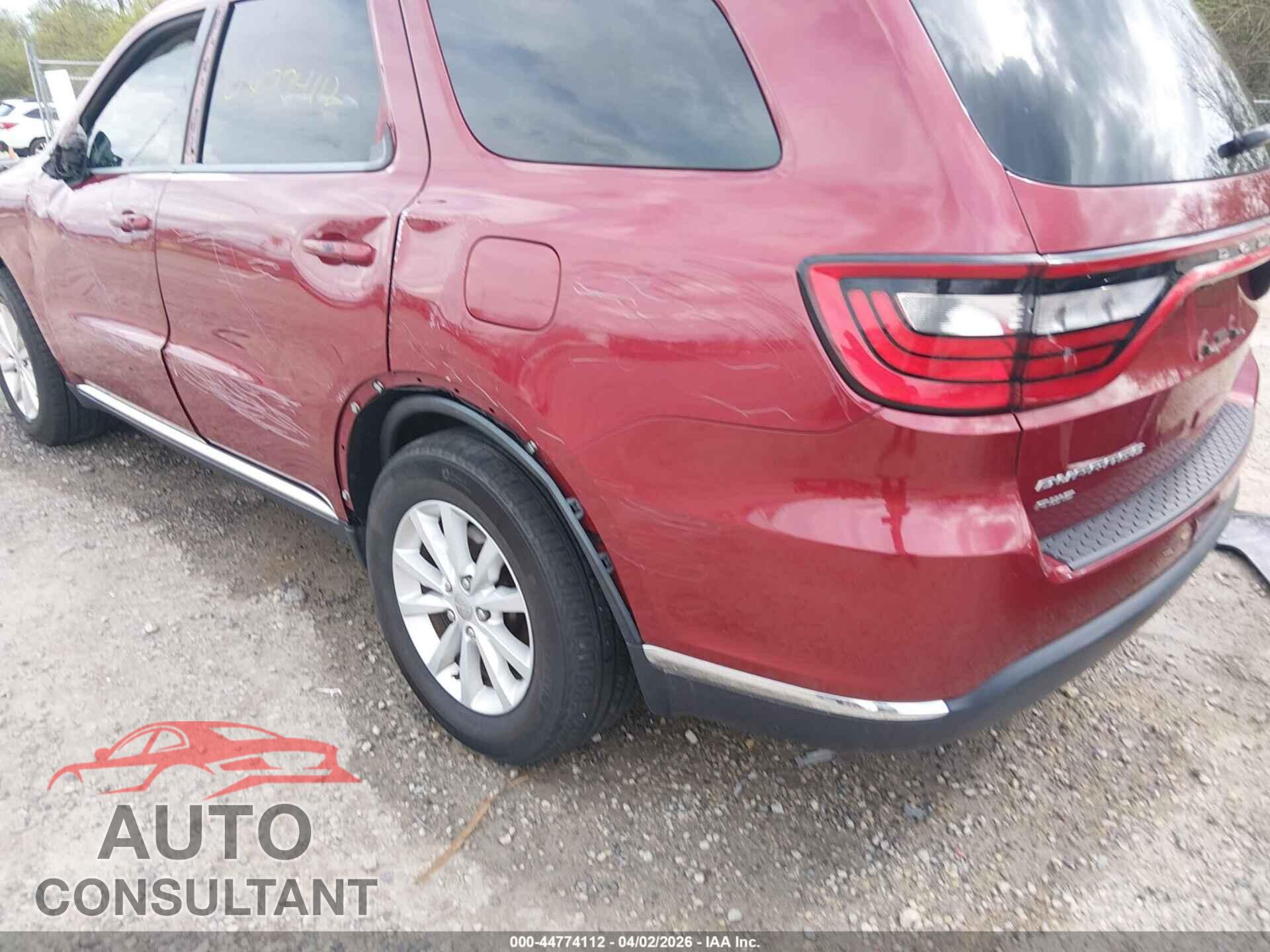 DODGE DURANGO 2014 - 1C4RDJAG0EC562533